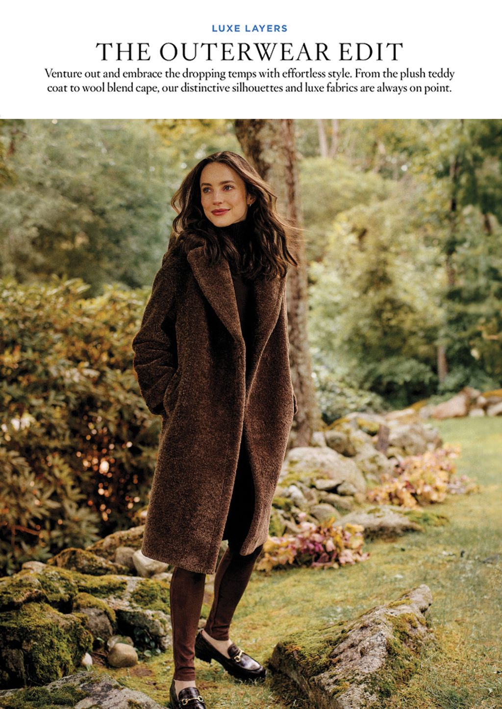 Woman in October Outerwear