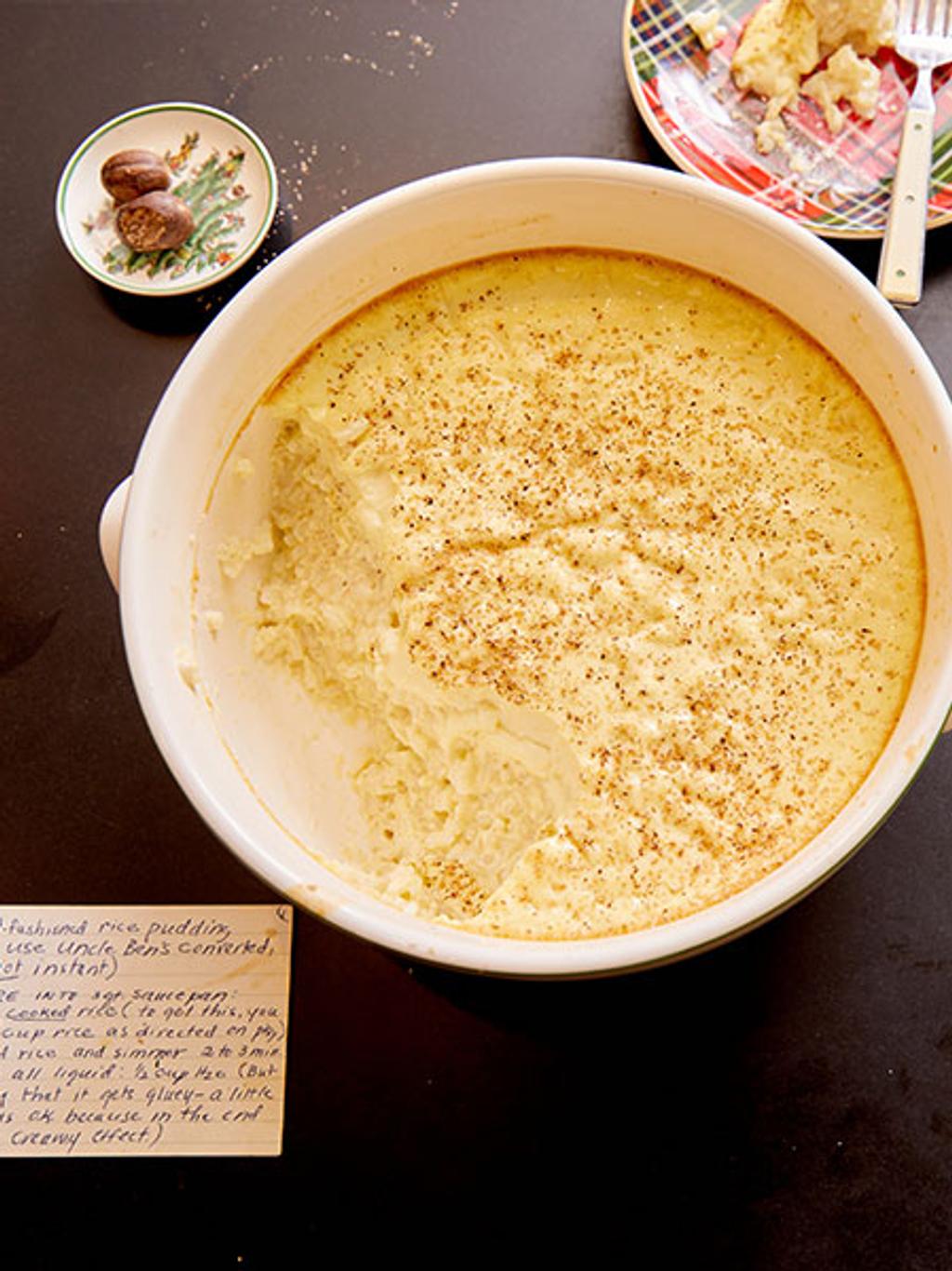 Bowl of rice pudding Bowl of rice pudding