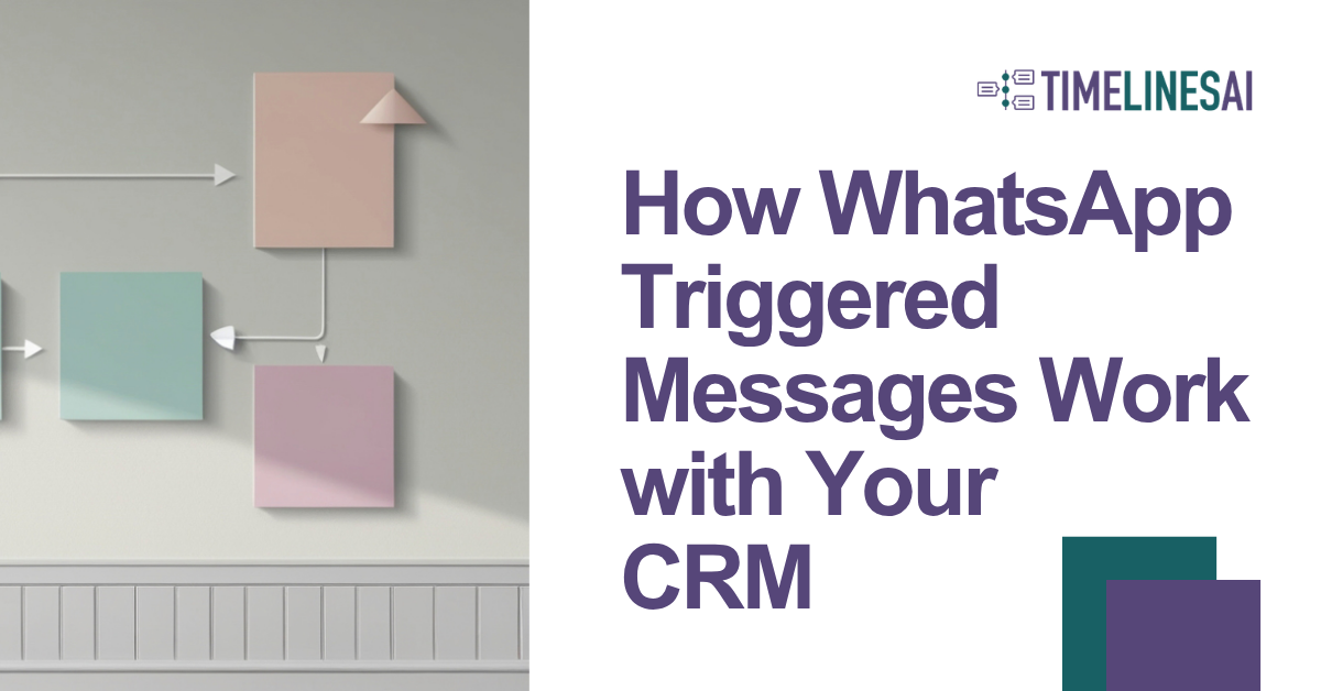 WhatsApp Triggered Messages for CRM Workflows | TimelinesAI