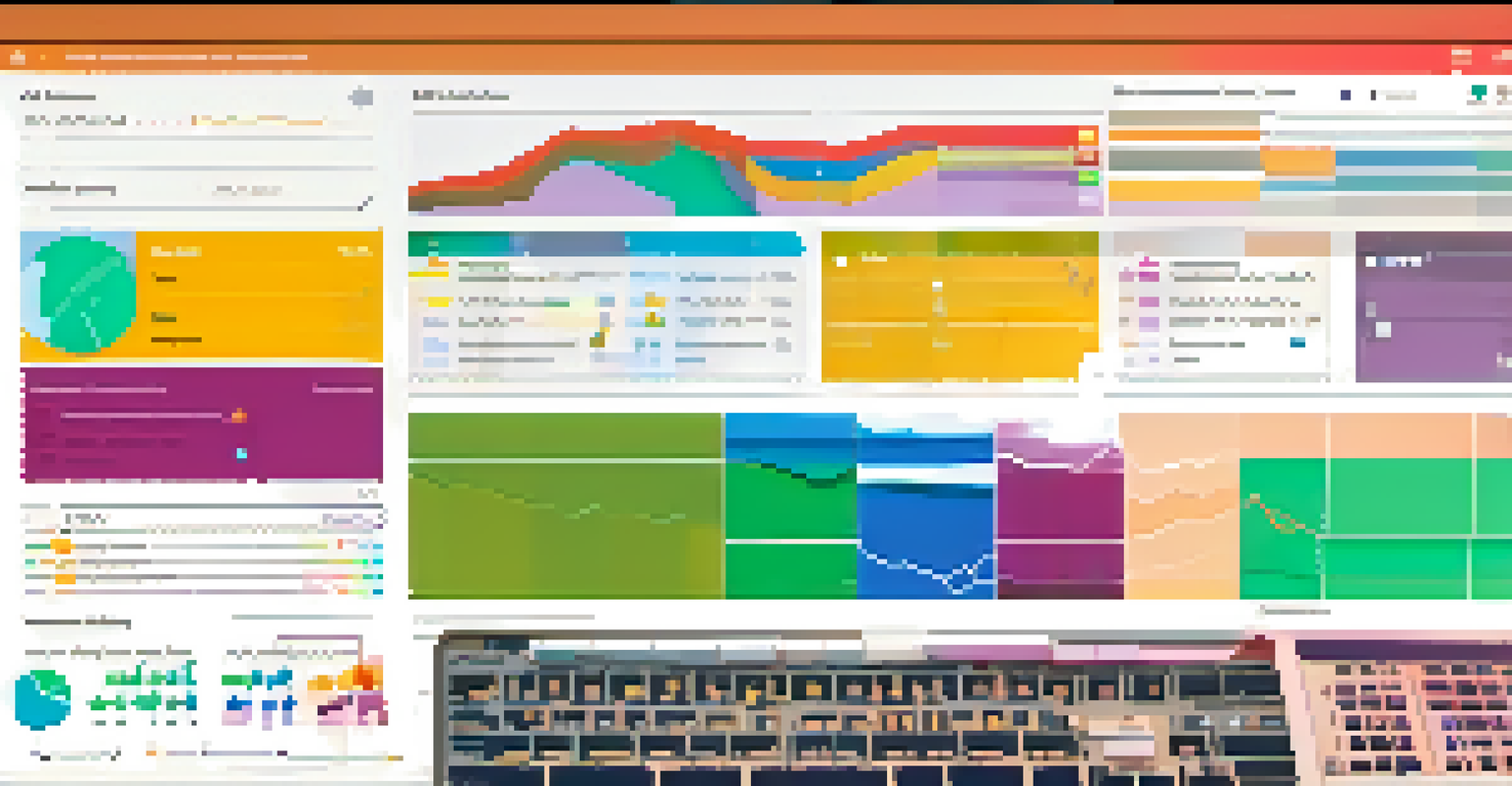 A computer screen displaying the Open Data Portal with graphs and diverse hands symbolizing community involvement.