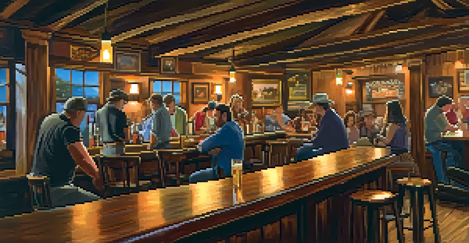 An indoor country music bar in Austin with a band performing on stage and patrons enjoying the setting.