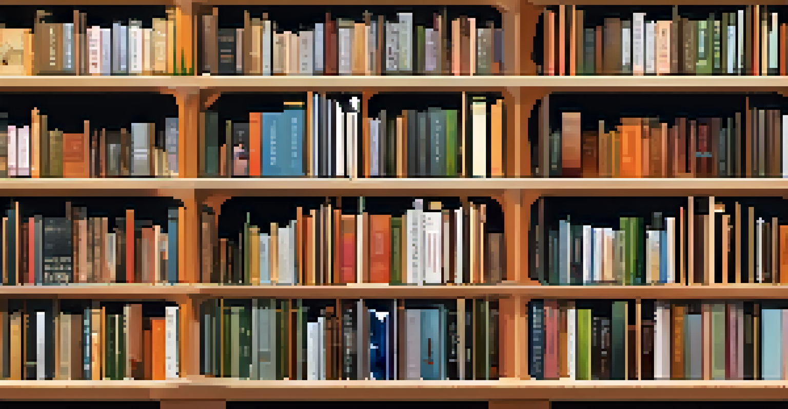A close-up of books showcasing local authors and diverse cultures in a warmly lit independent bookstore.