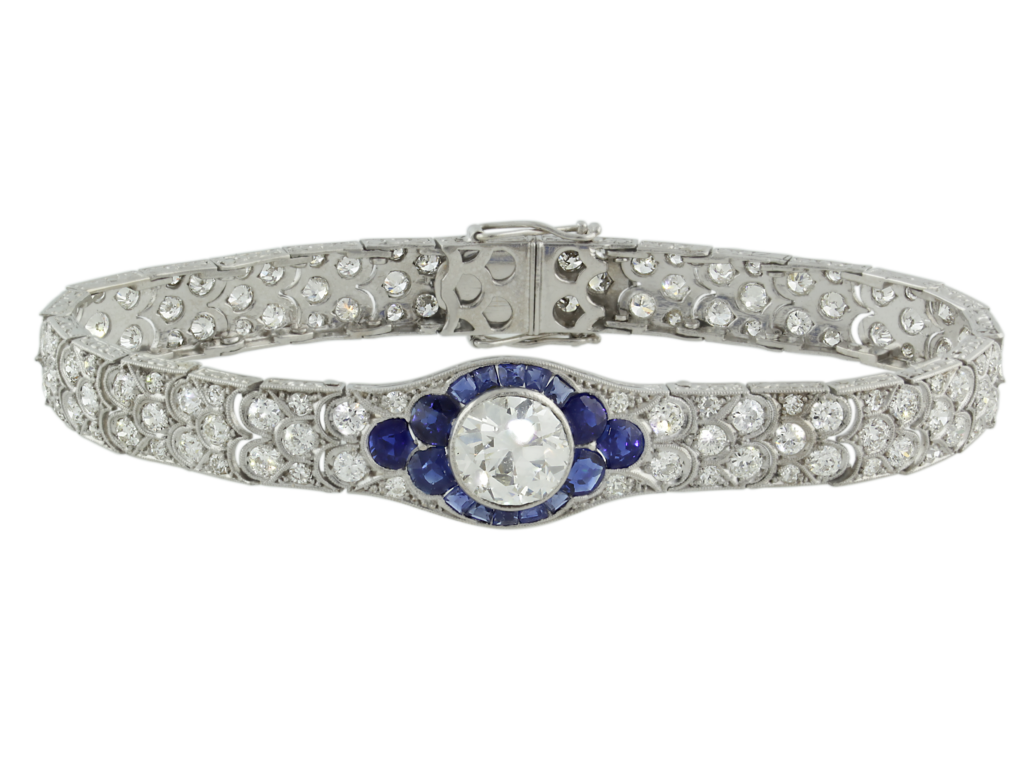 Art Deco Sapphire and Diamond Bracelet, c. 1930