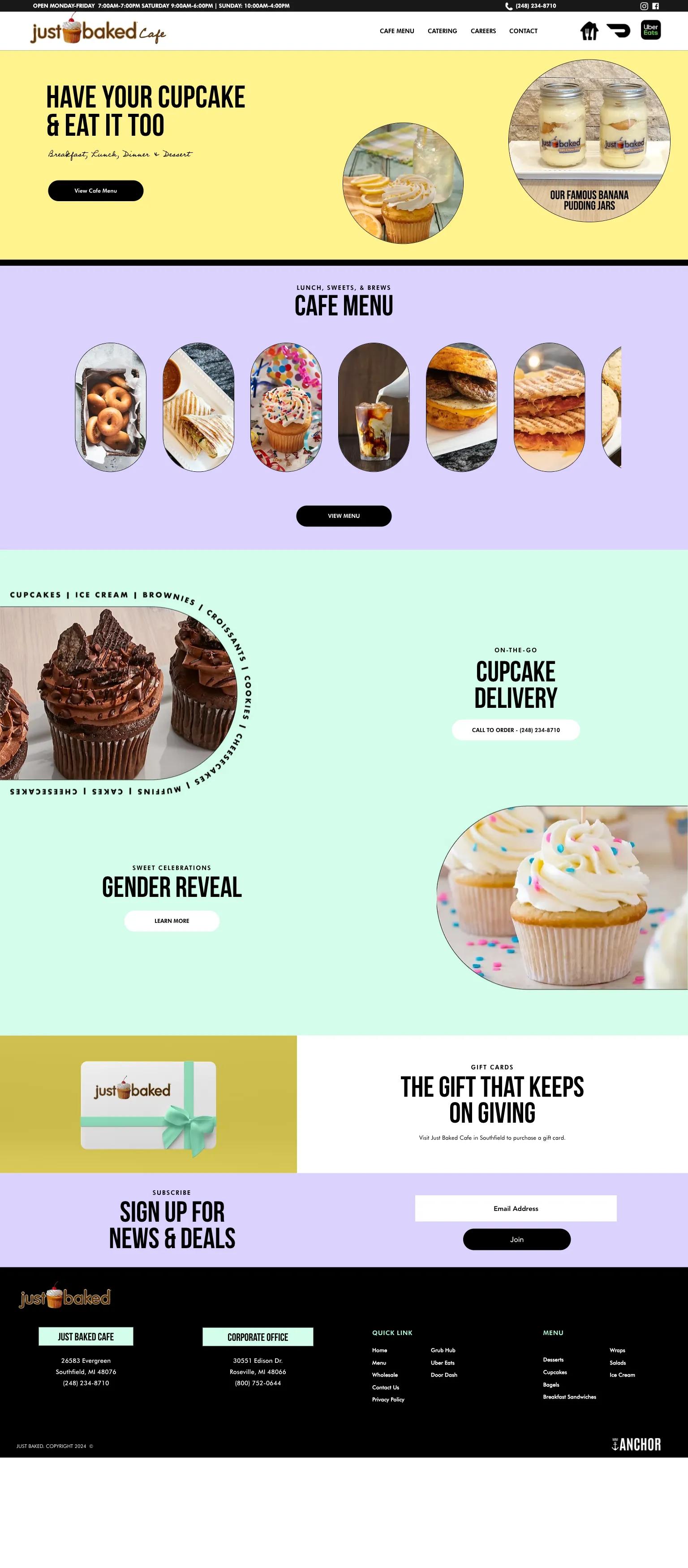 Just Baked Cafe screenshot