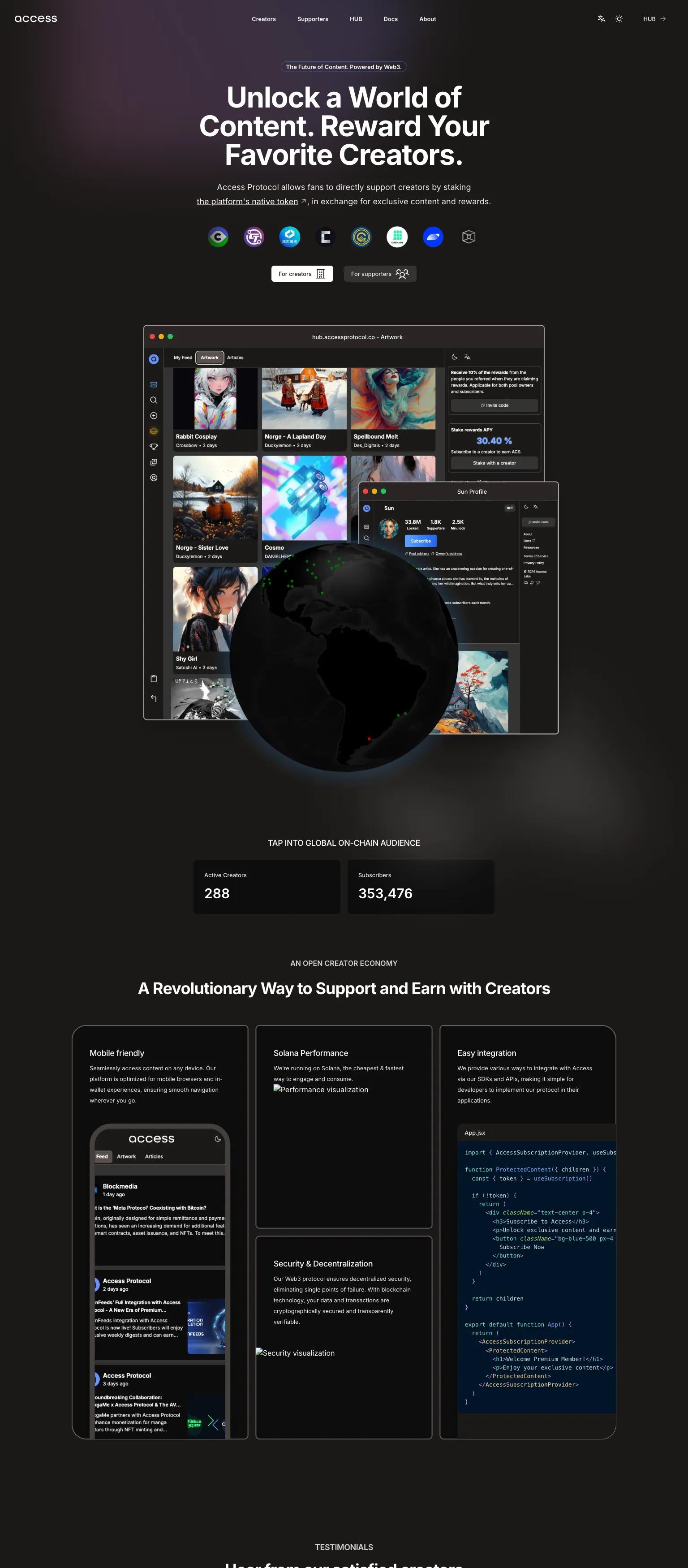 Access Protocol screenshot