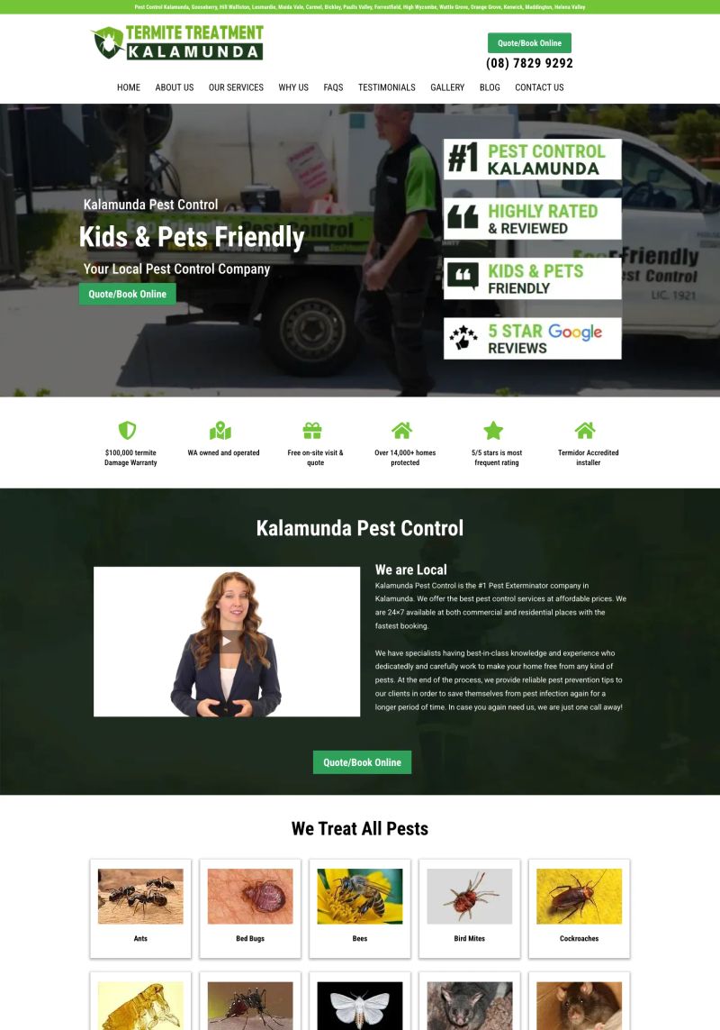 Kalamunda Pest Control screenshot