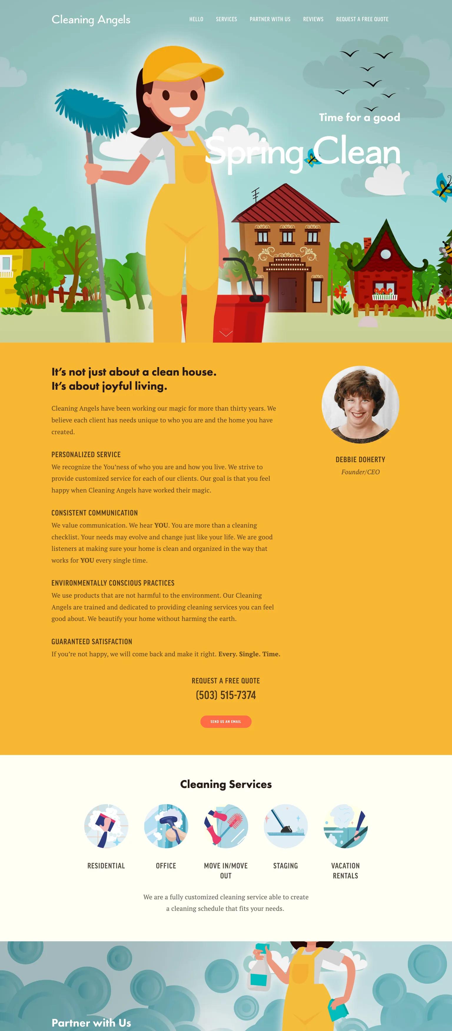 Cleaning Angels screenshot