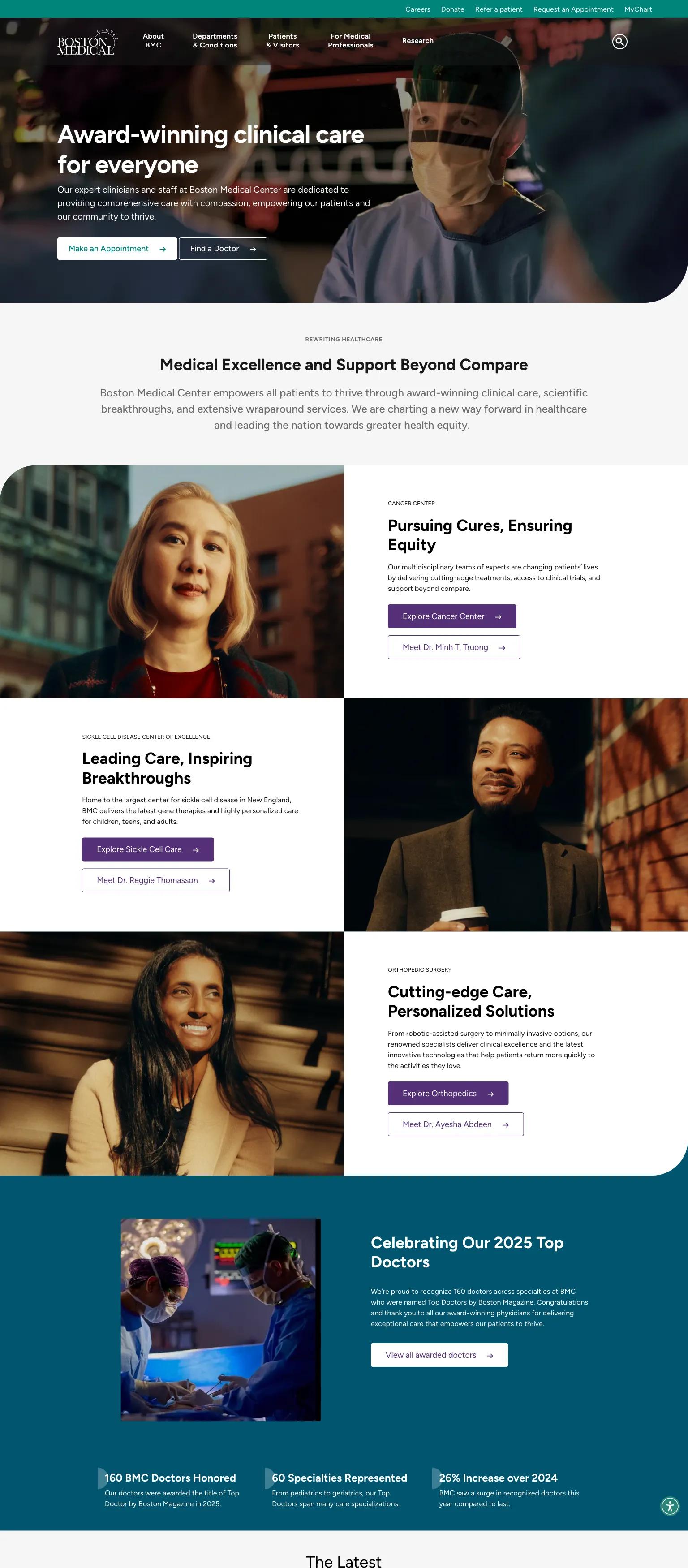 Boston Medical Center screenshot