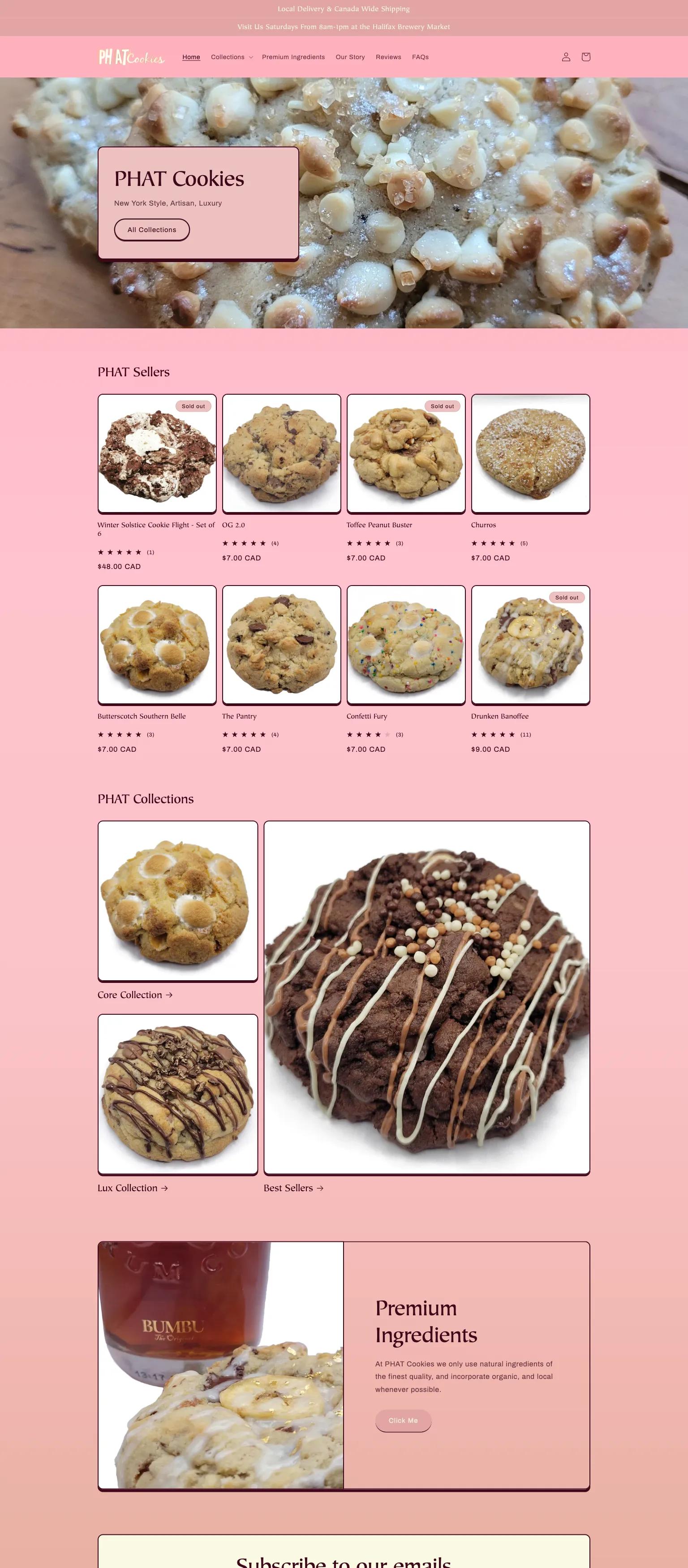 PHAT Cookies screenshot