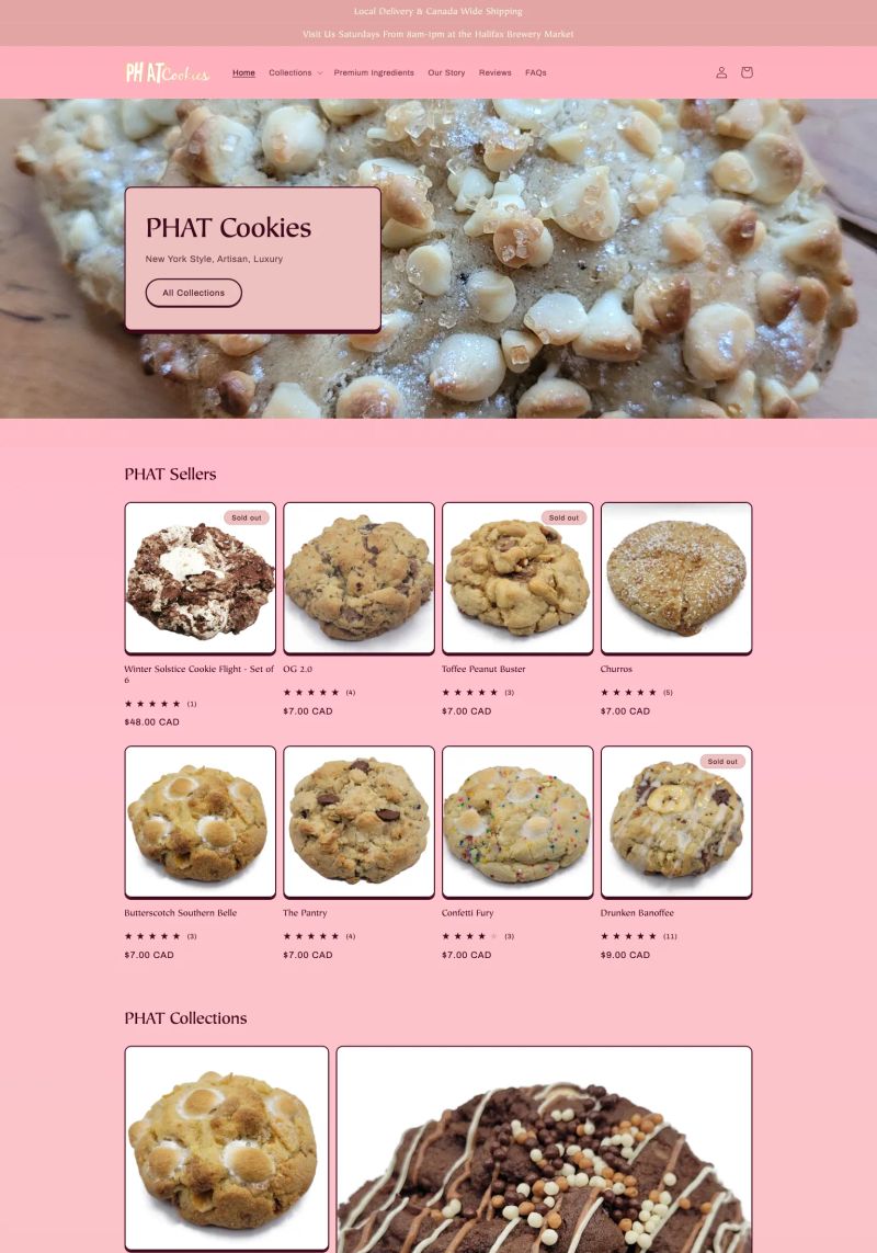PHAT Cookies screenshot