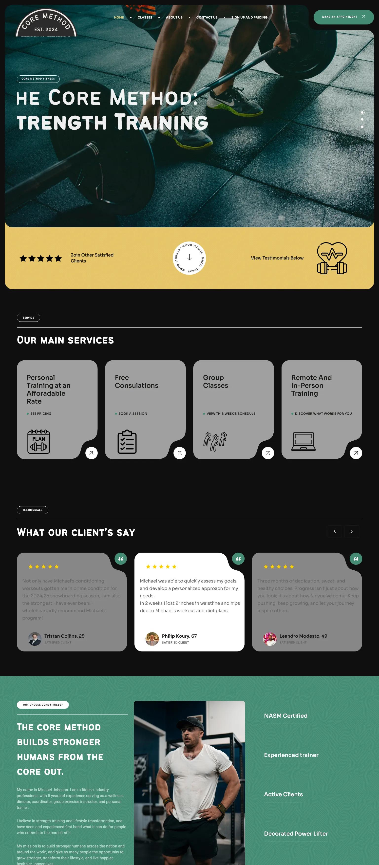 Core Method Fitness screenshot