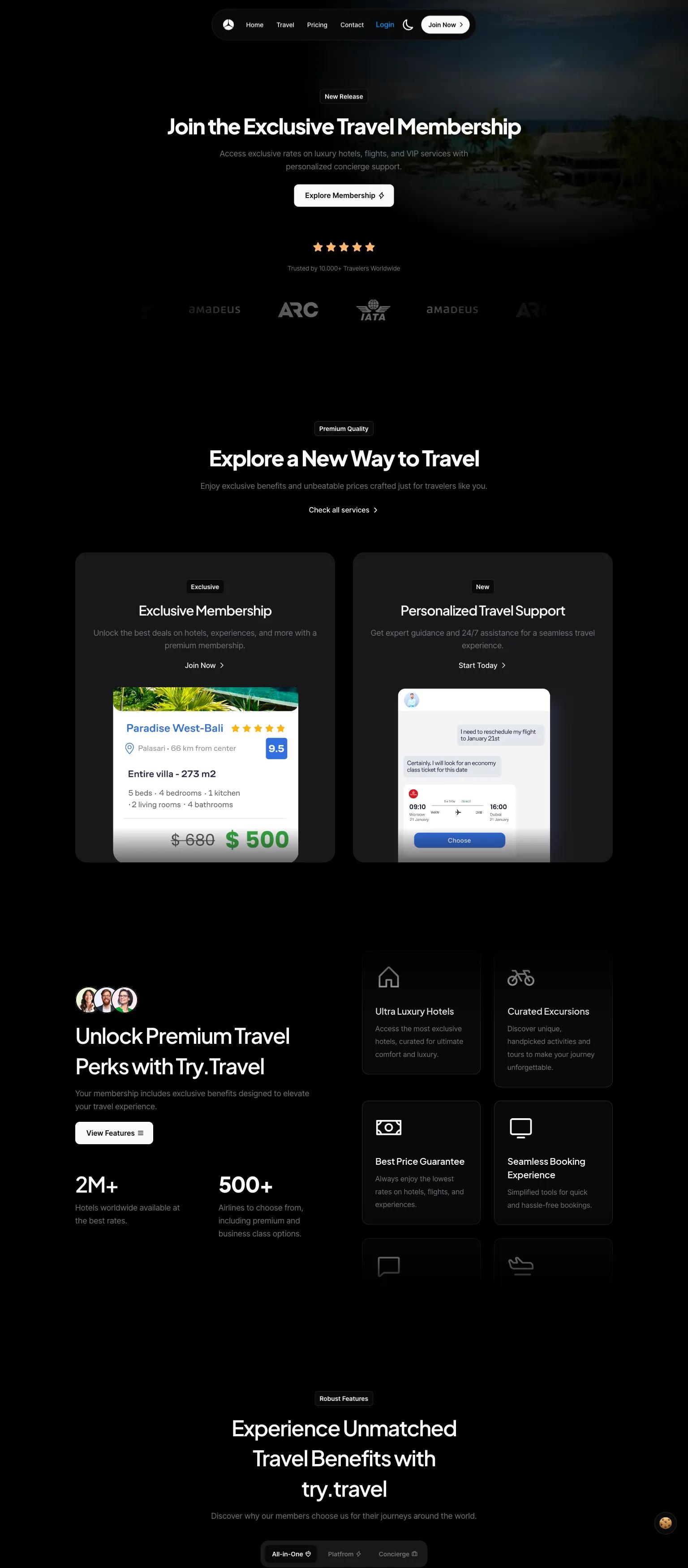Try Travel screenshot