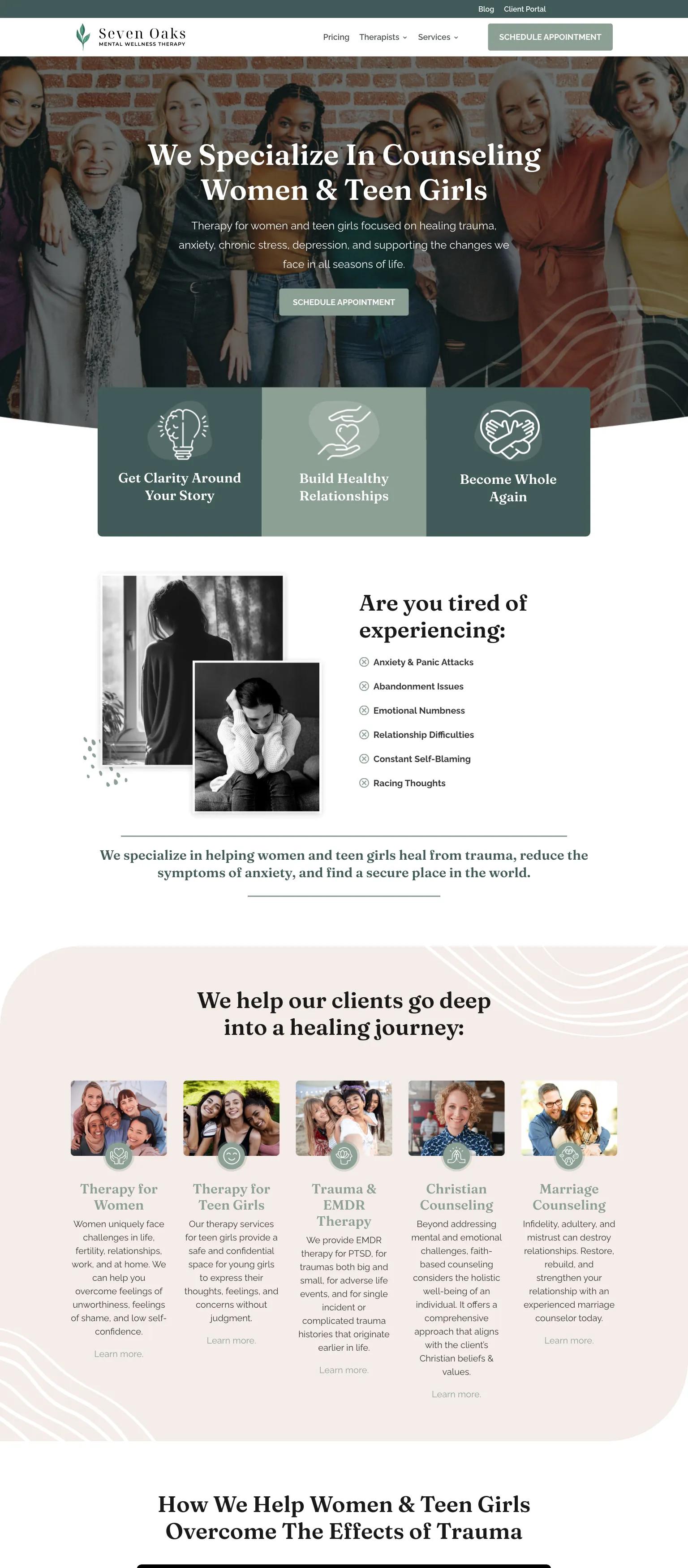 Seven Oaks Therapy screenshot