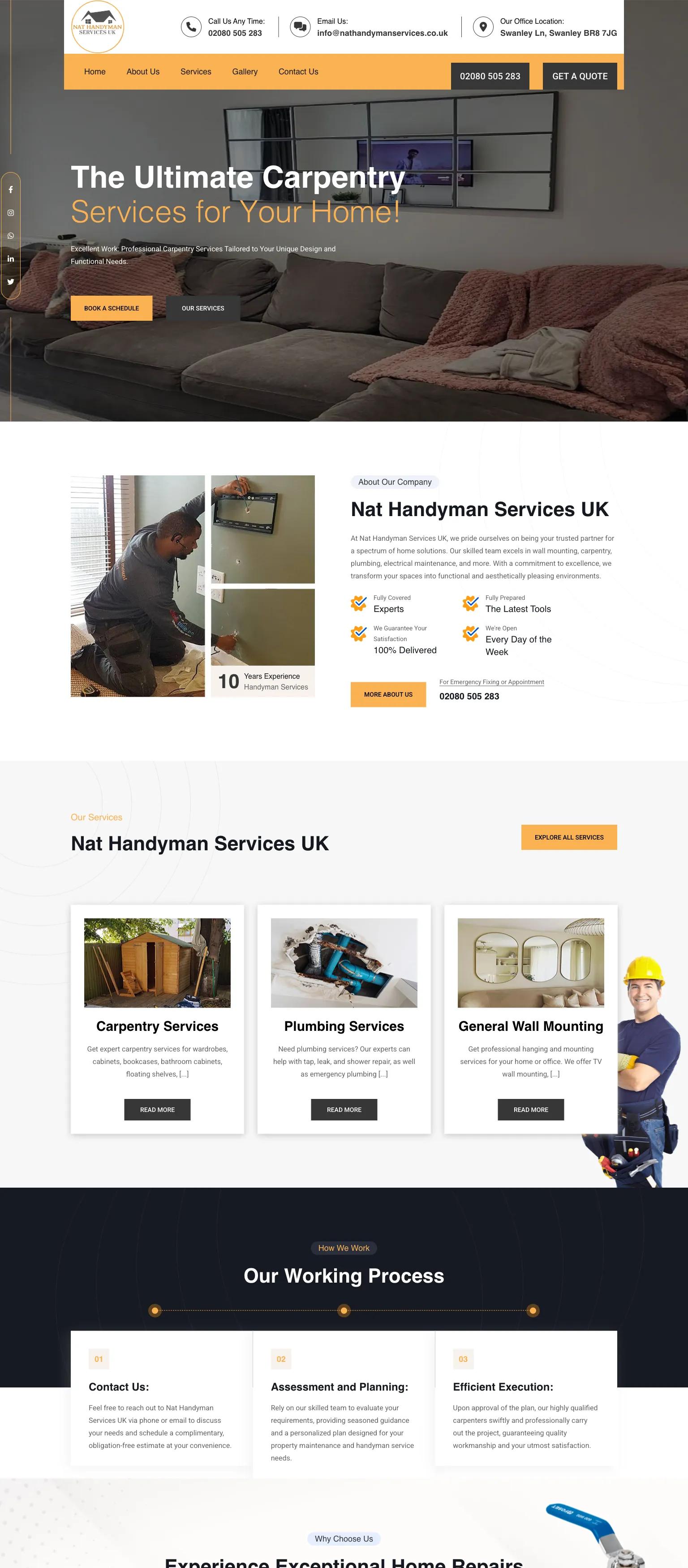 Nat Handyman Services UK screenshot