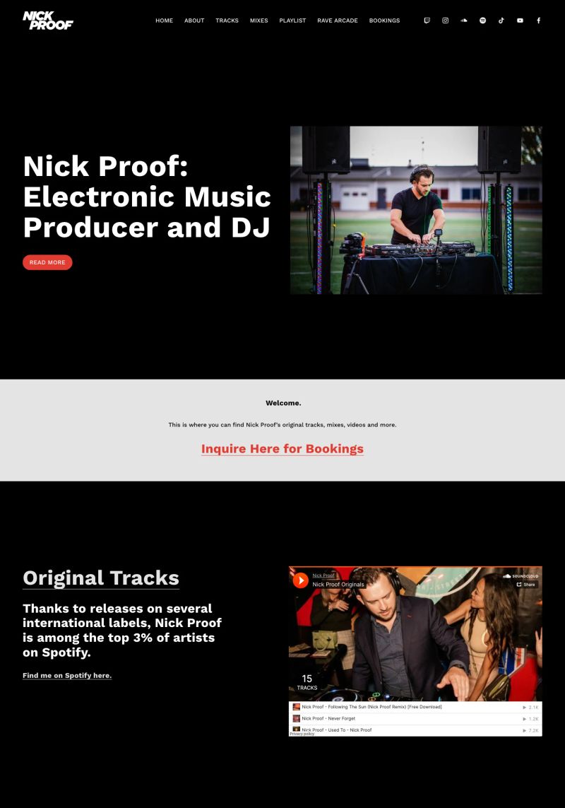 DJ Nick Proof screenshot
