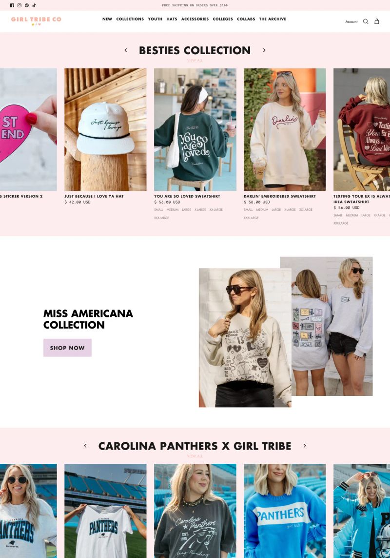 Girl Tribe Co. screenshot