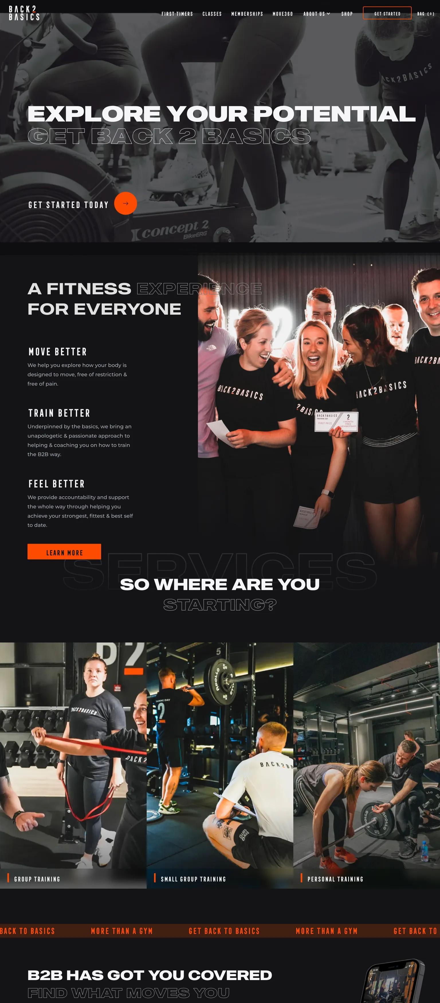 Back2Basics (Training) screenshot