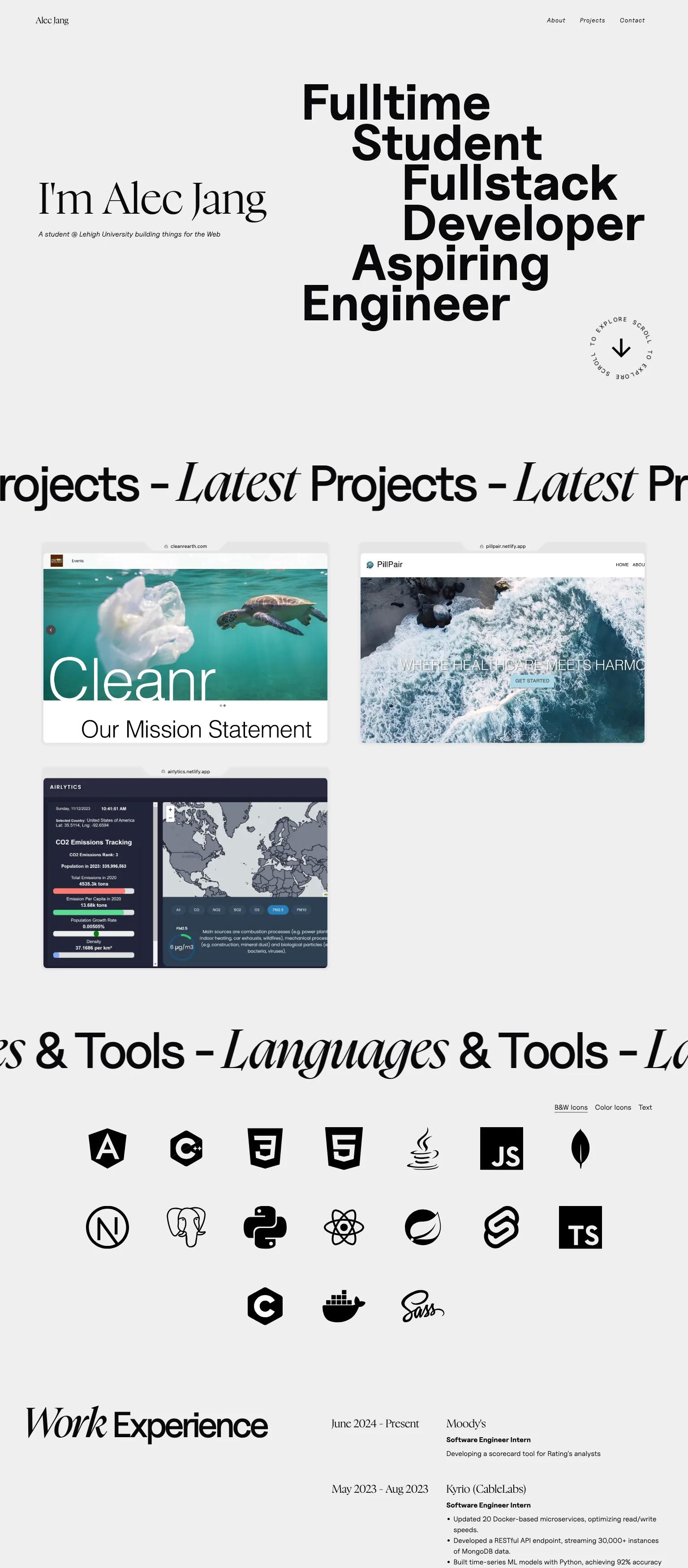 Alec Jang screenshot