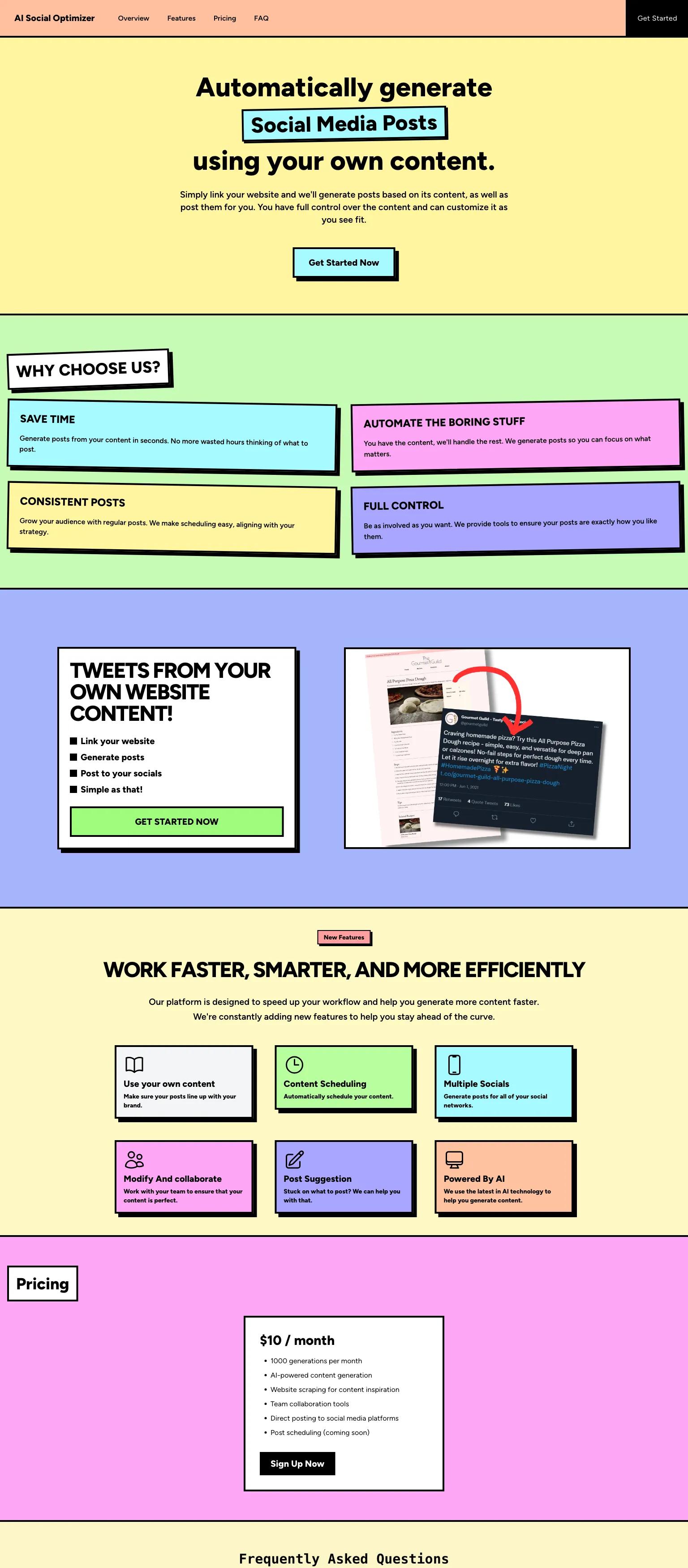 AI Social Optimizer screenshot