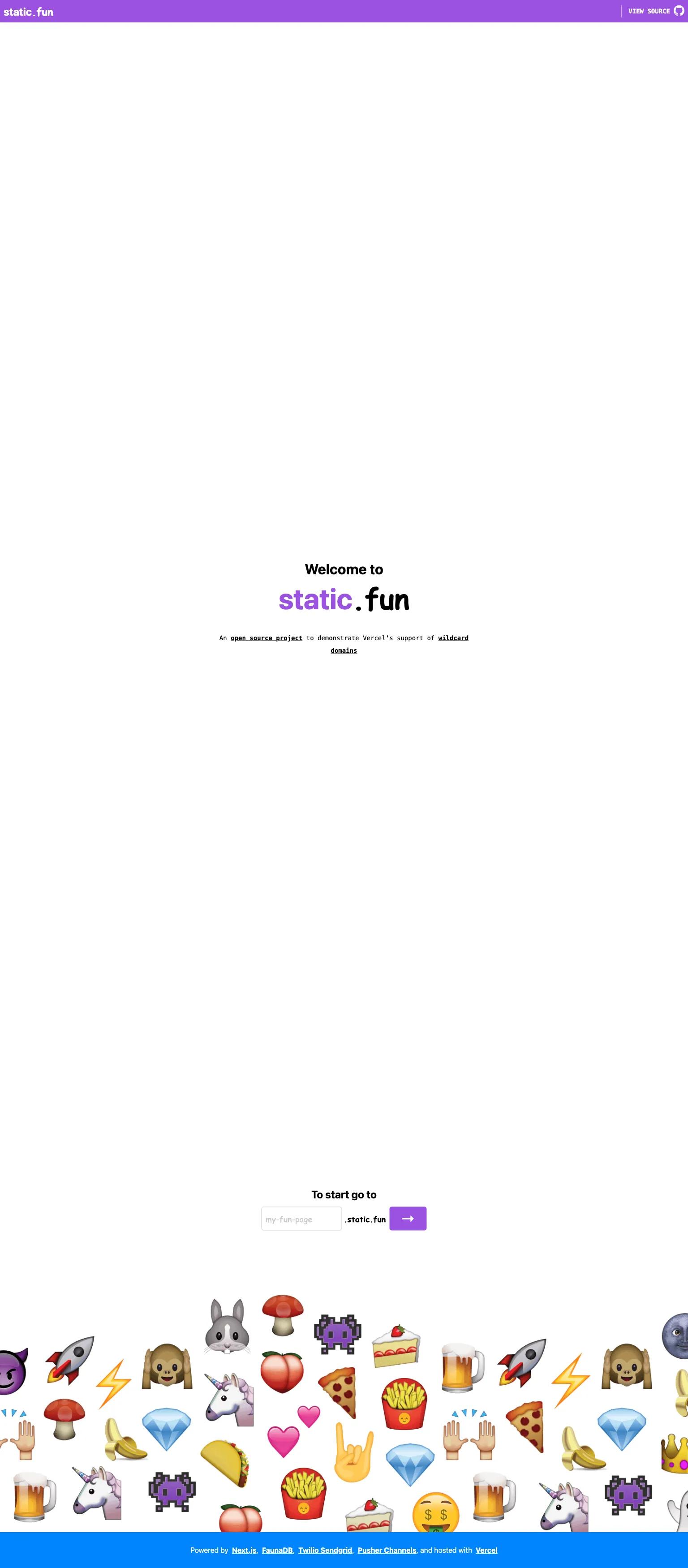 Static.fun screenshot