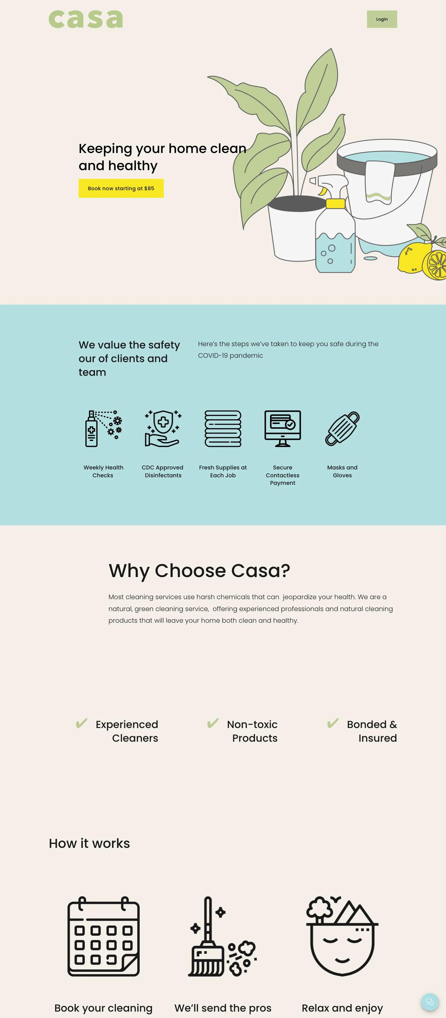 Green Cleaning Service screenshot