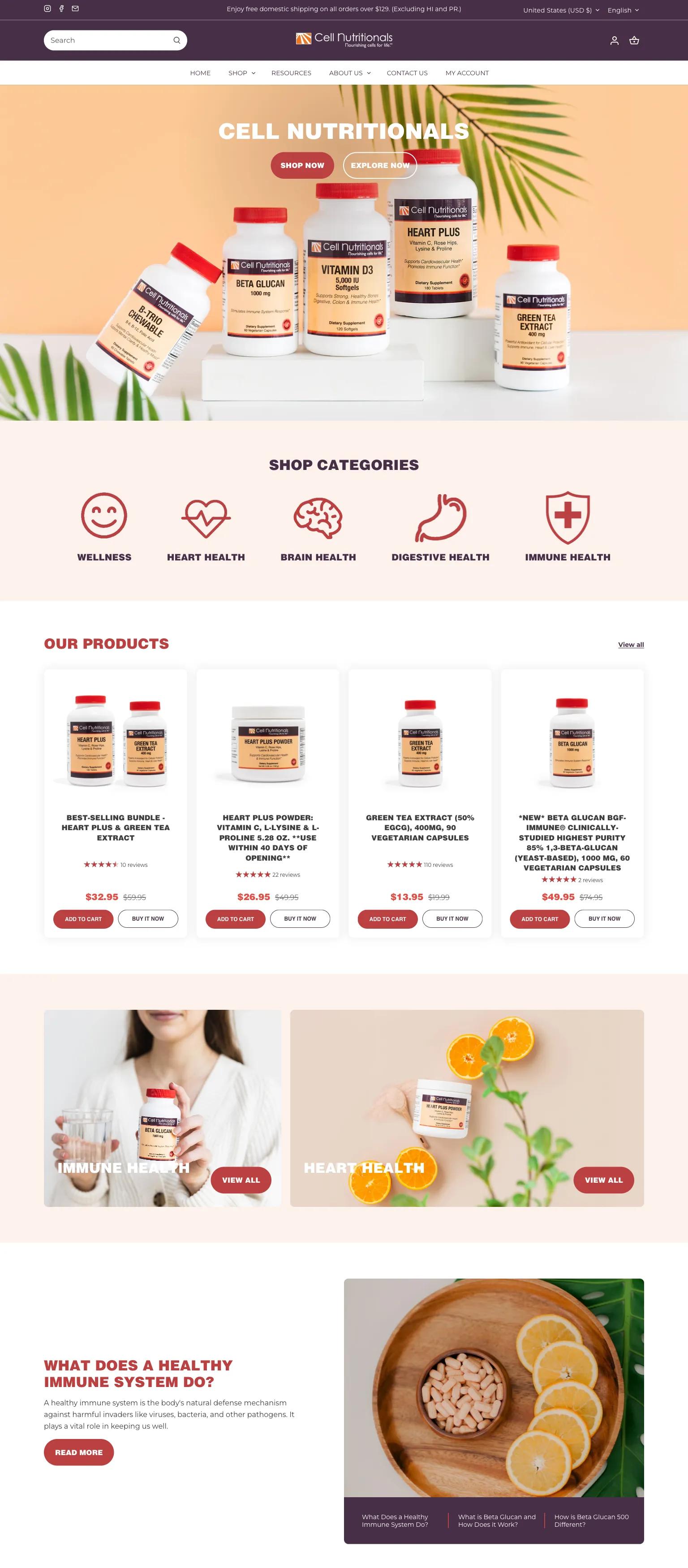 Cell Nutritionals screenshot