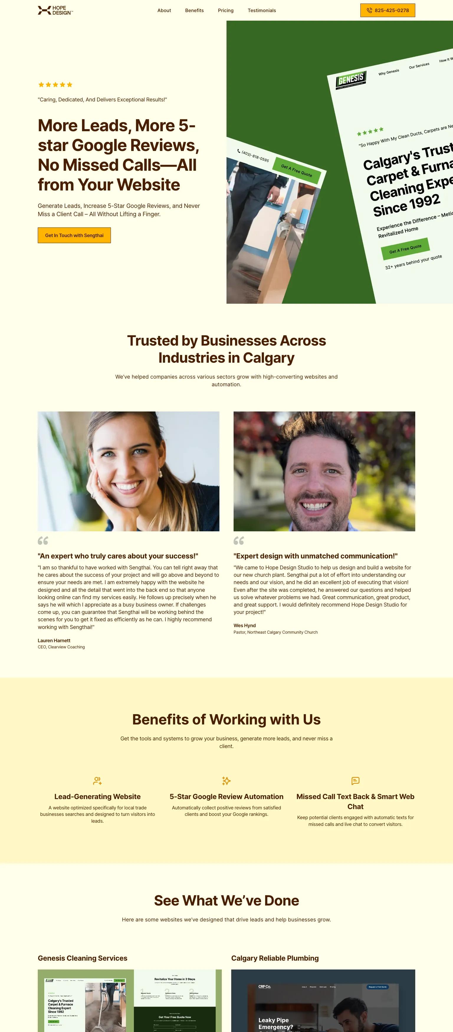 Hope Design Studio screenshot