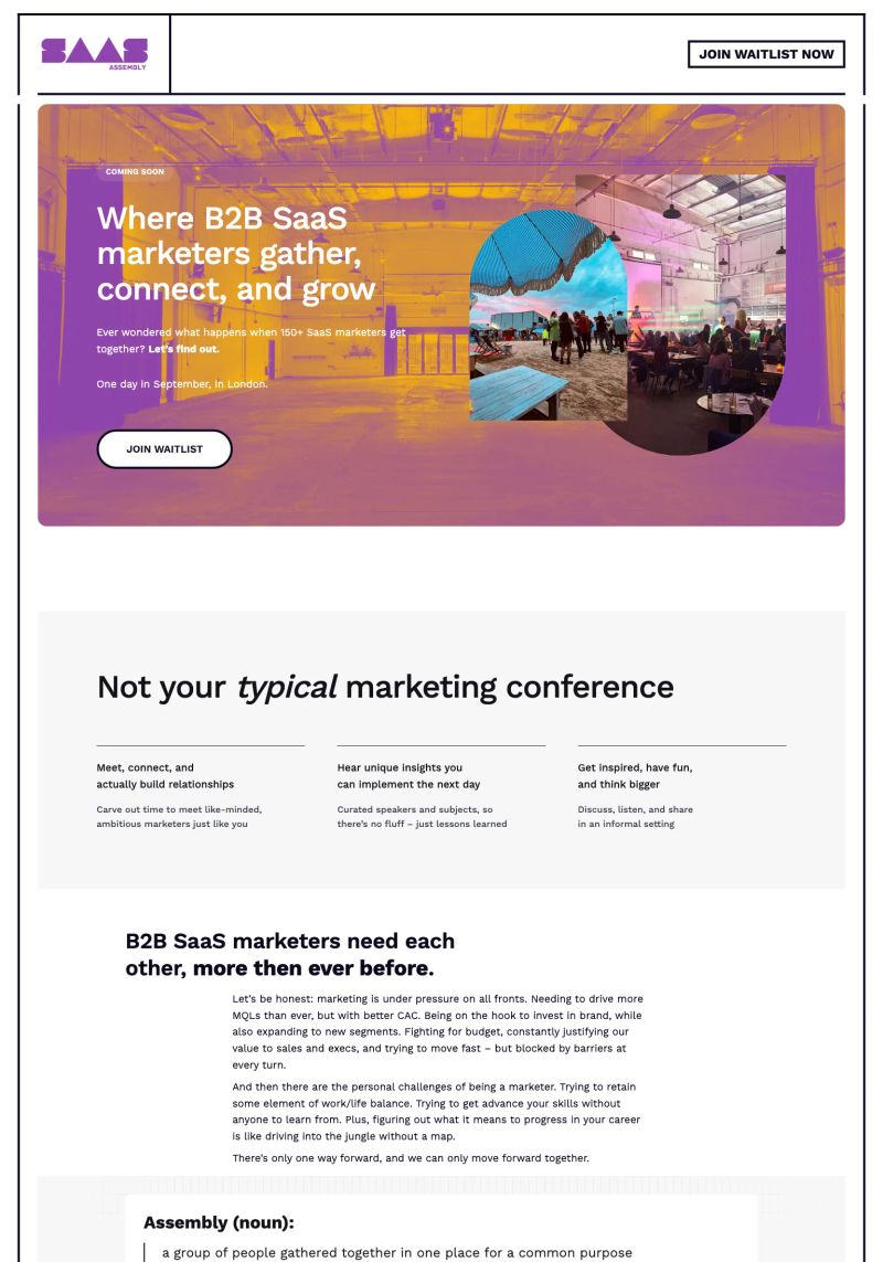 SaaS Assembly screenshot