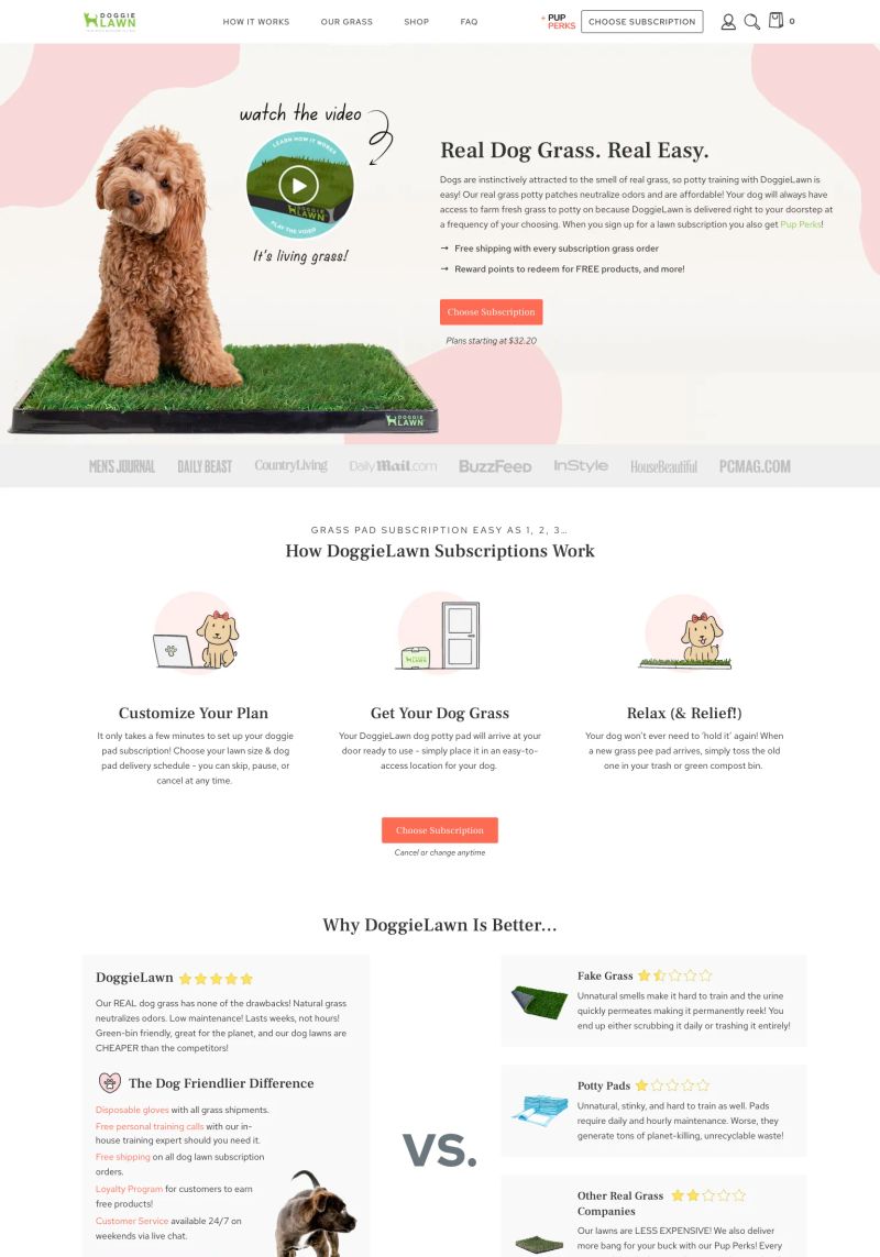 DoggieLawn screenshot