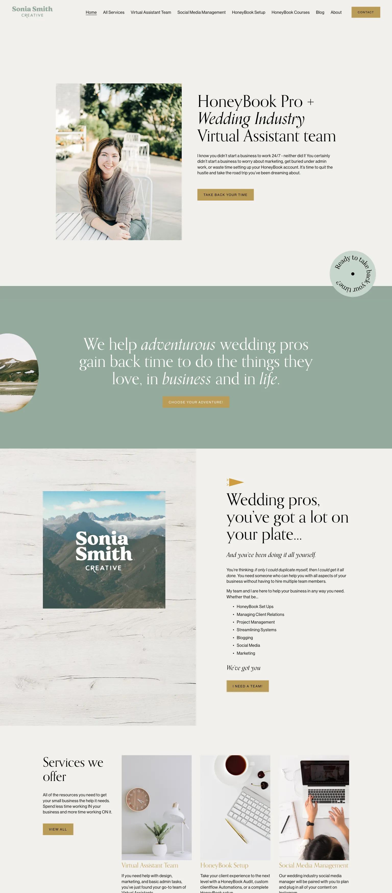 Sonia Smith Creative screenshot