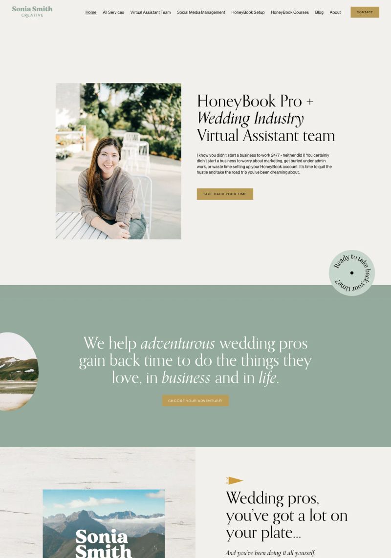 Sonia Smith Creative screenshot