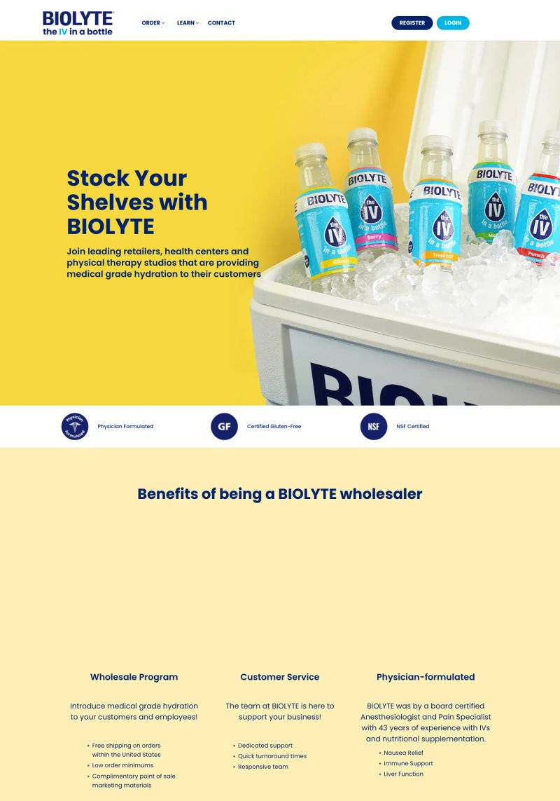 Drink Biolyte screenshot