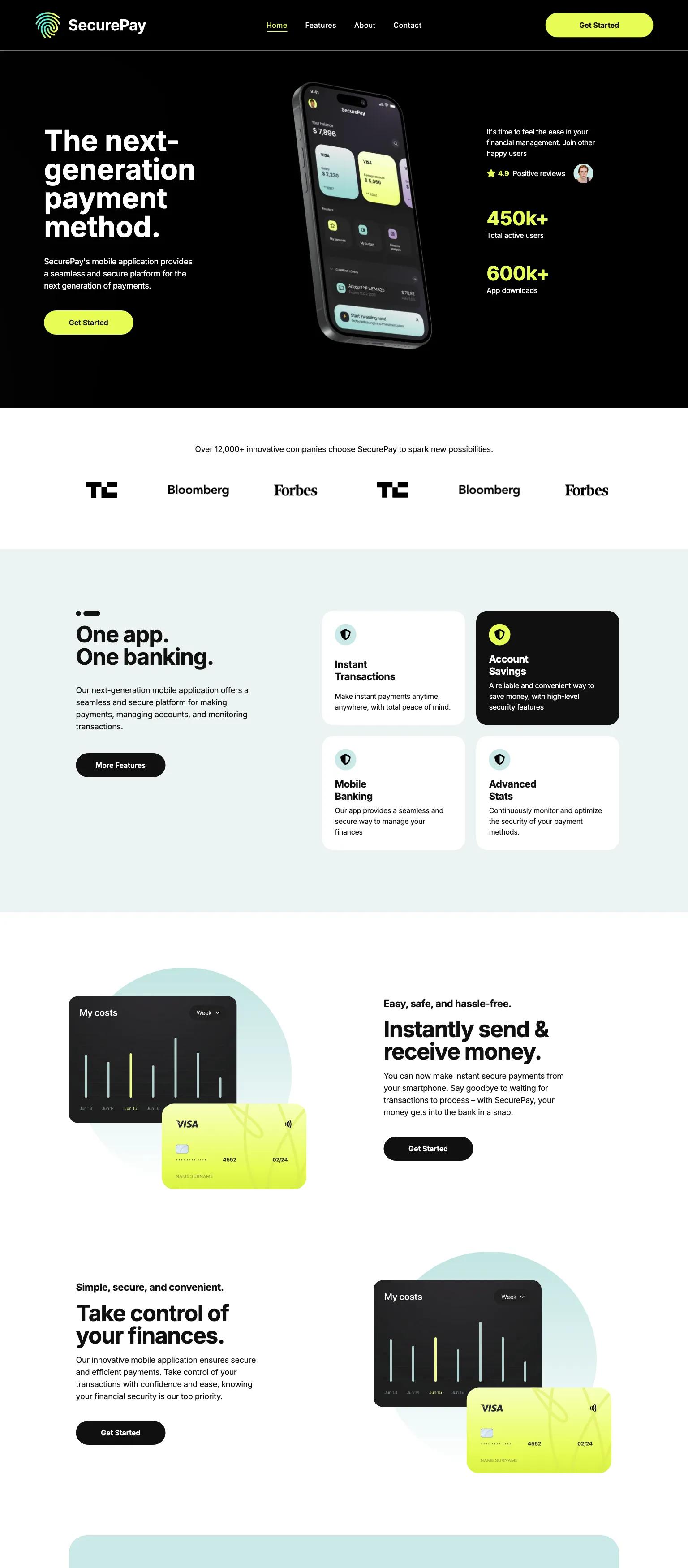 Mobile App screenshot