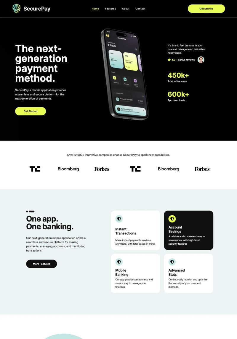Mobile App screenshot