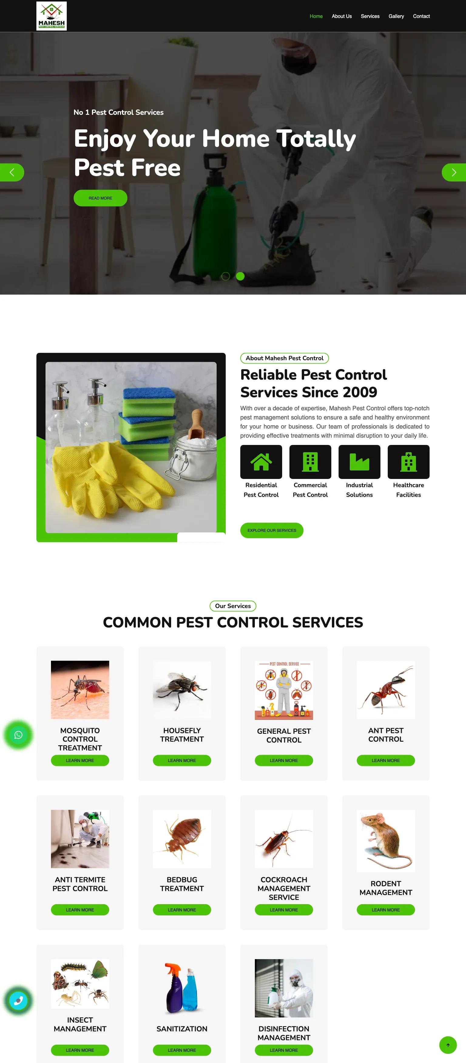 Mahesh Pest Control screenshot