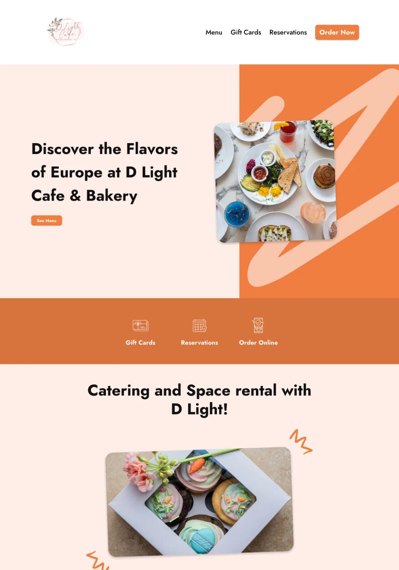 D Light Cafe & Bakery screenshot