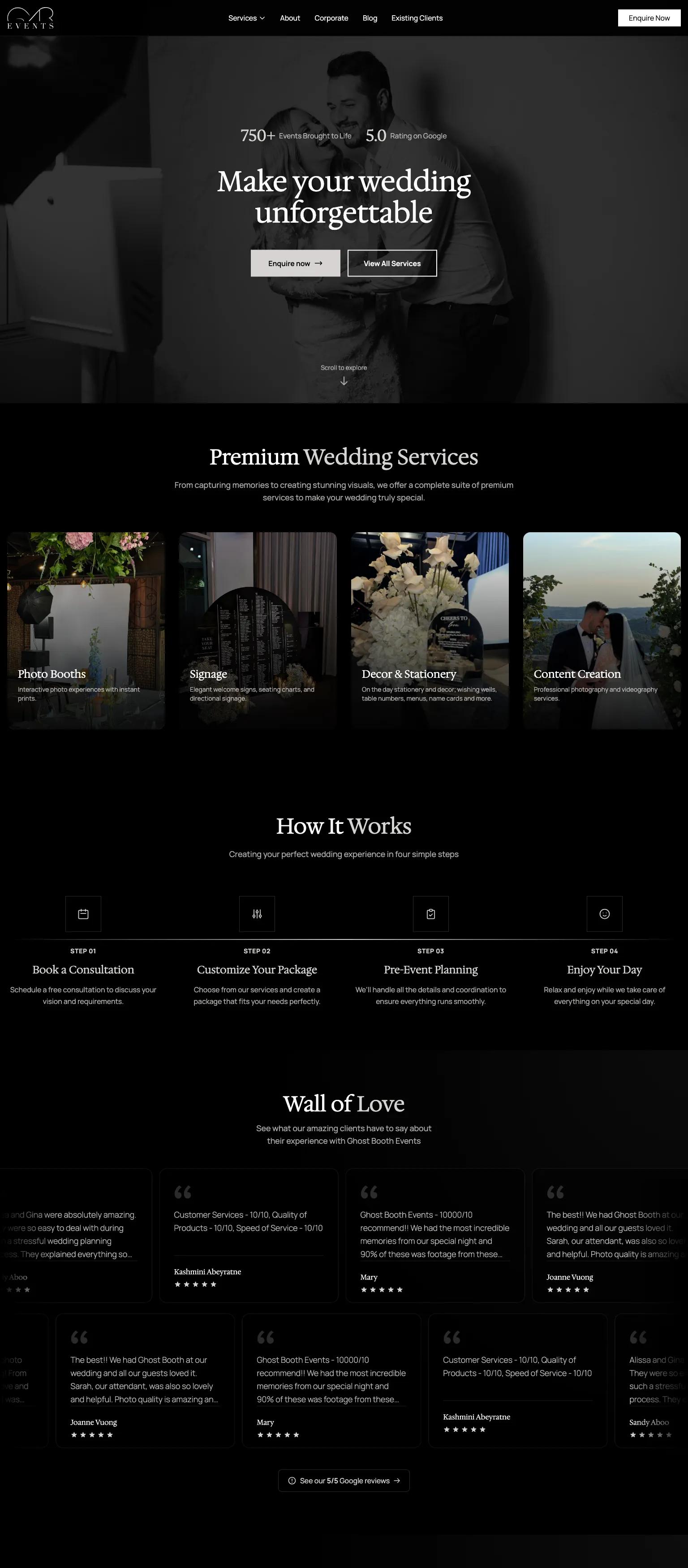 Ghost Booth Events screenshot