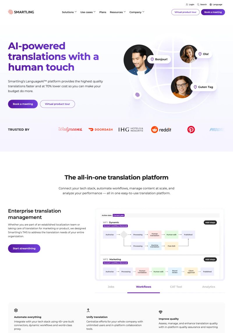 Smartling screenshot