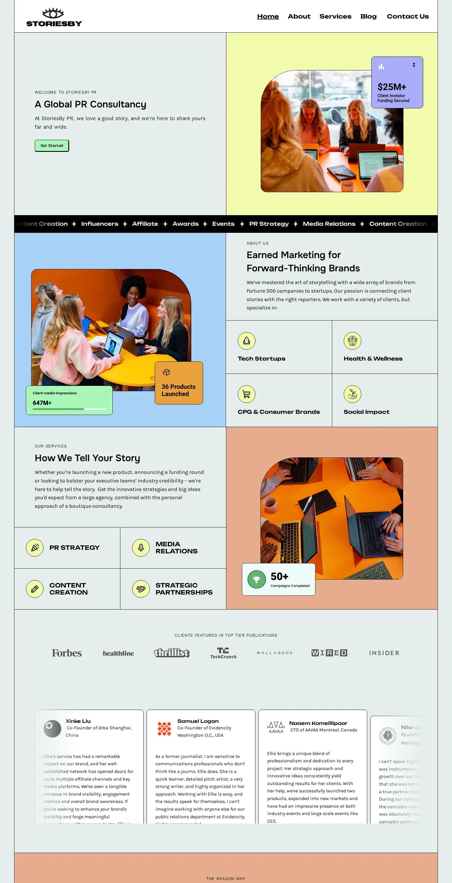 StoriesBy PR screenshot