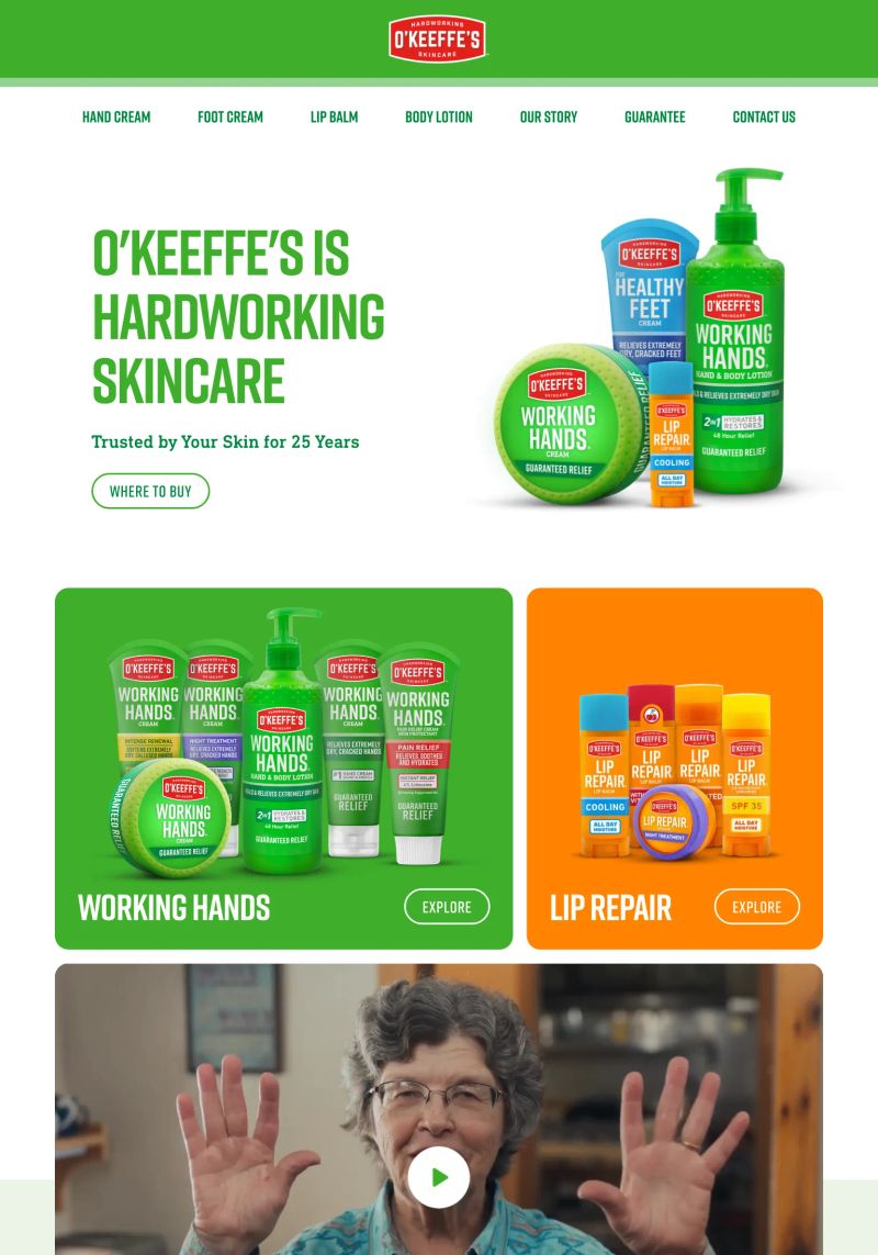 O'Keeffe's screenshot