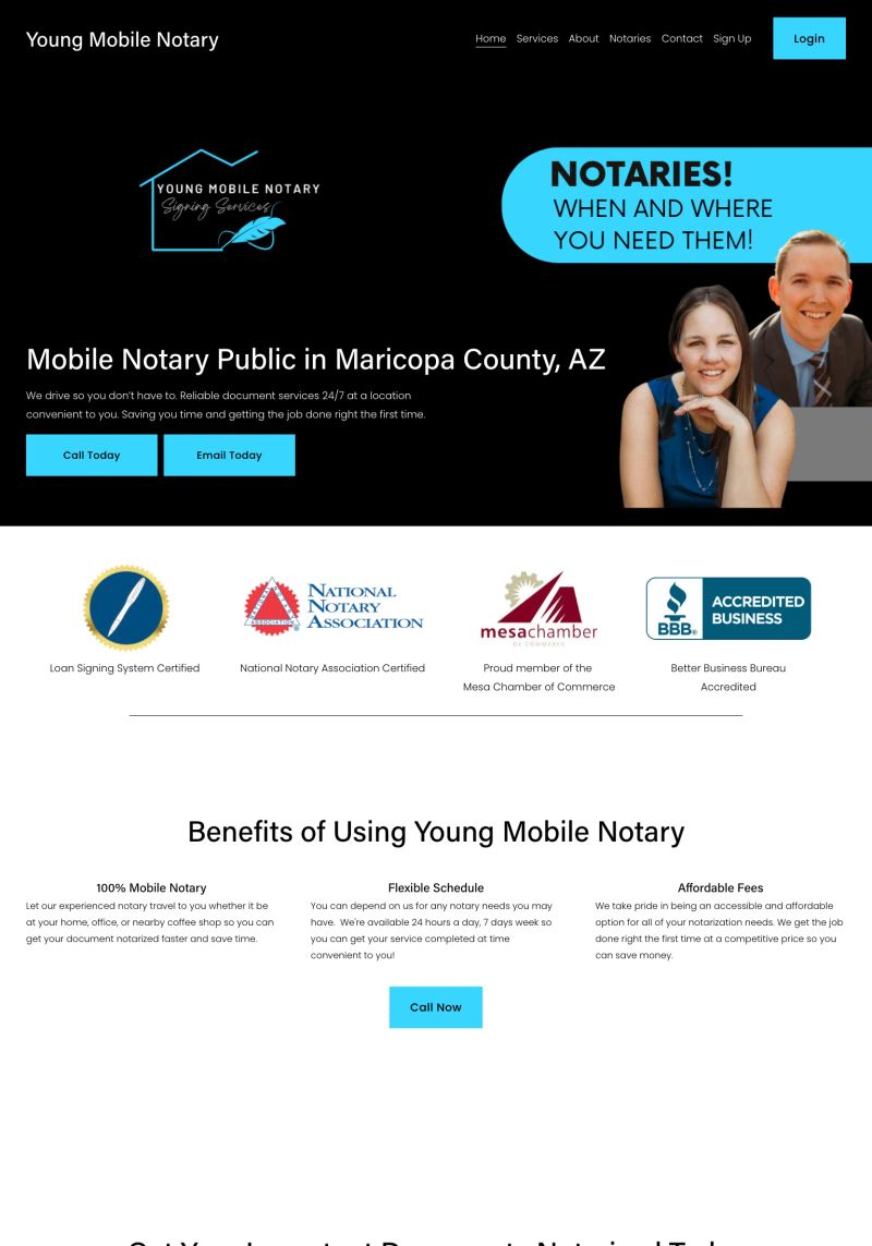 Young Mobile Notary screenshot