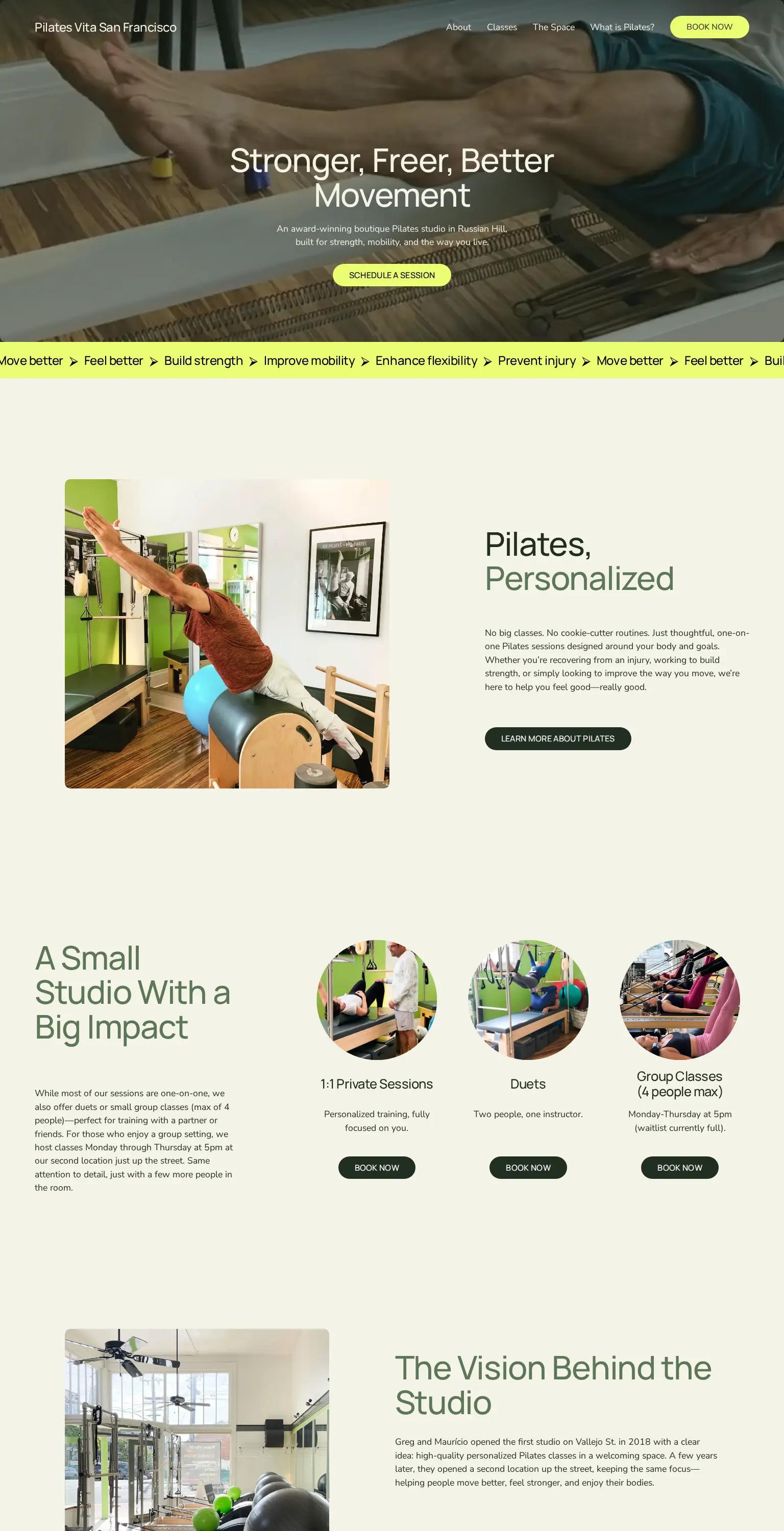 Pilates Vita screenshot