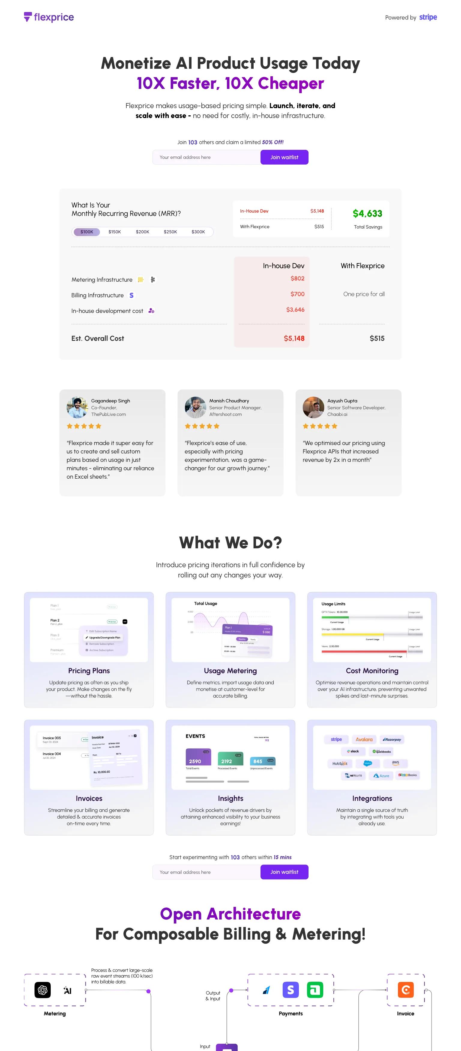Flexprice screenshot