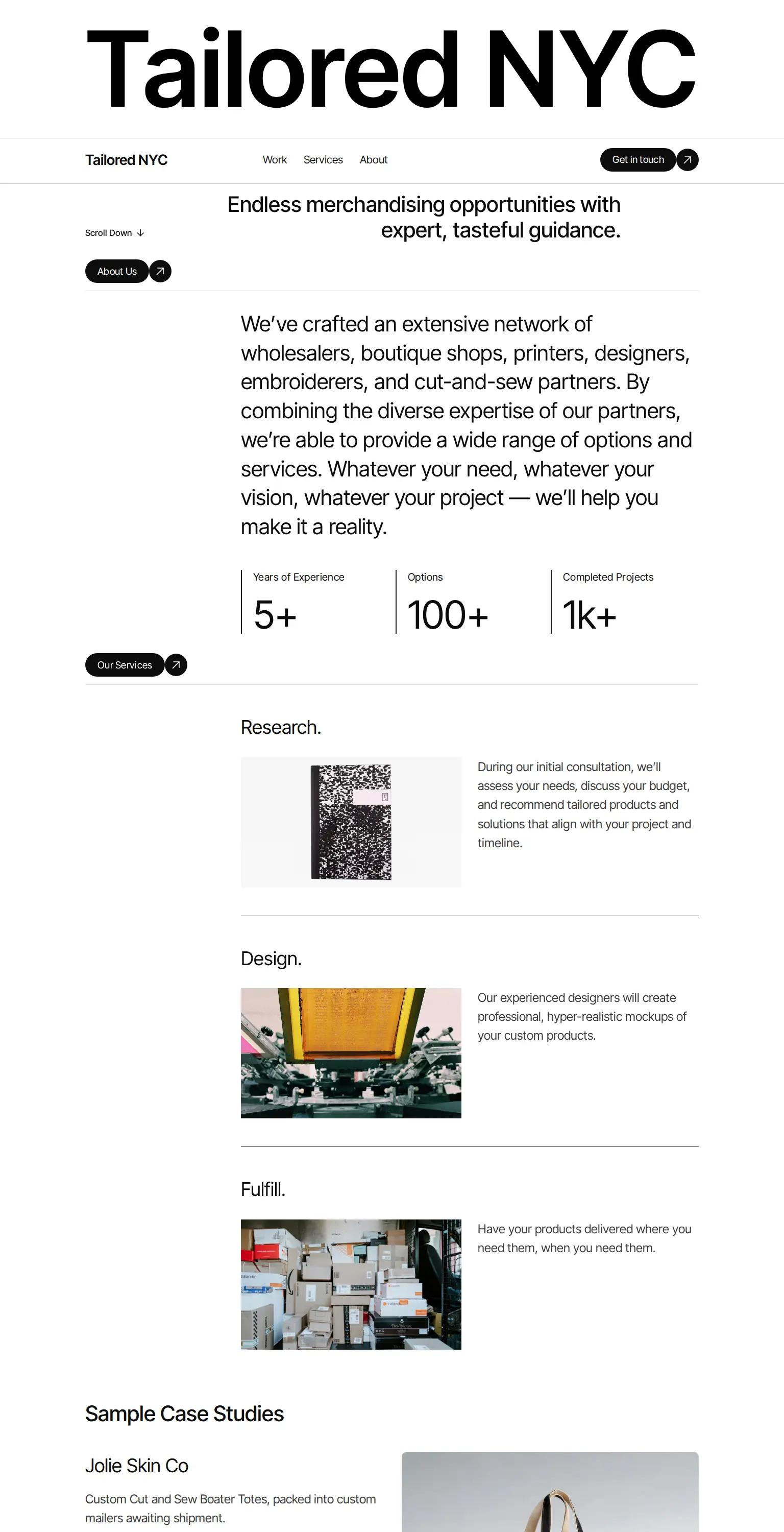 Tailored NYC screenshot