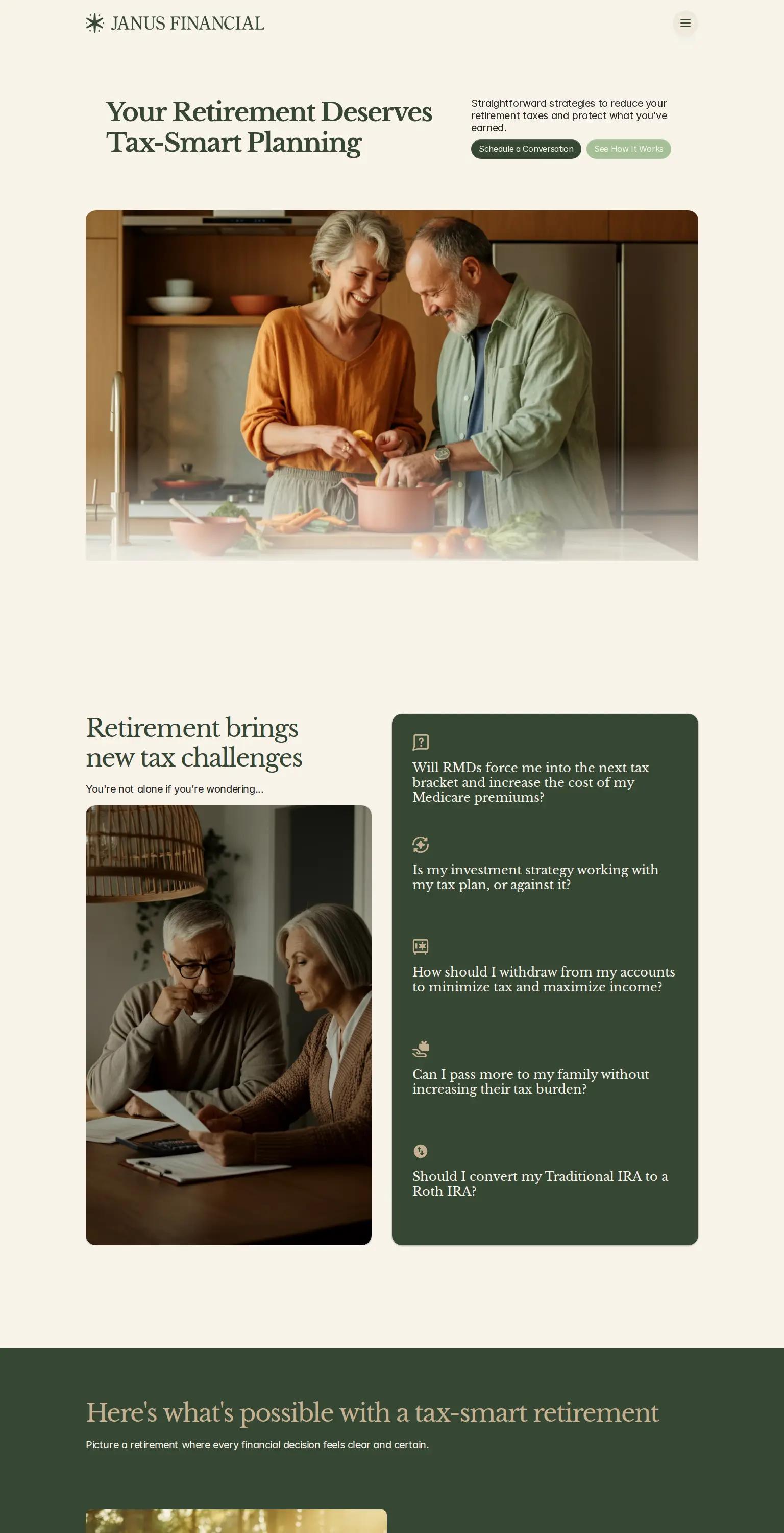 Janus Financial screenshot