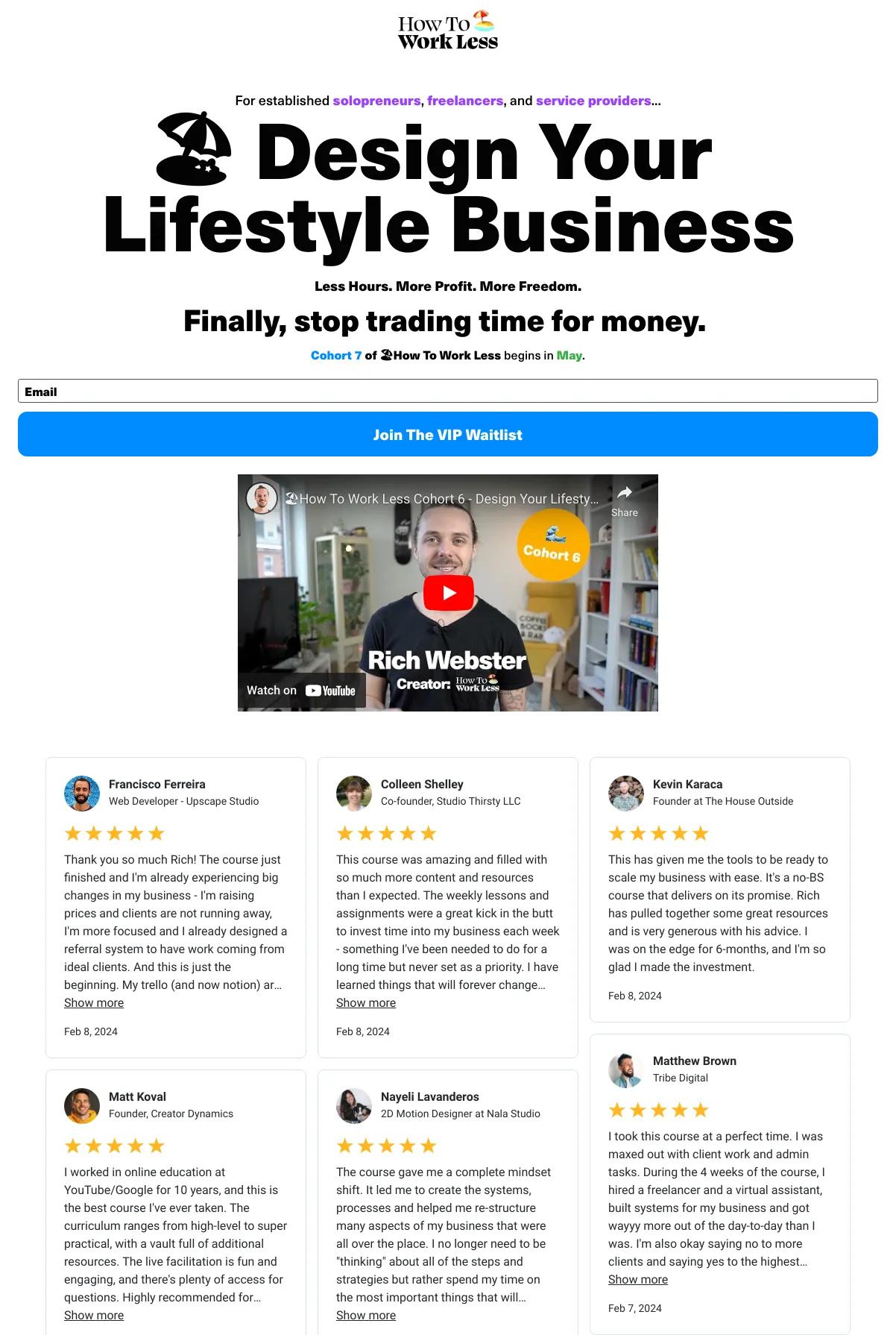 Productivity Course screenshot