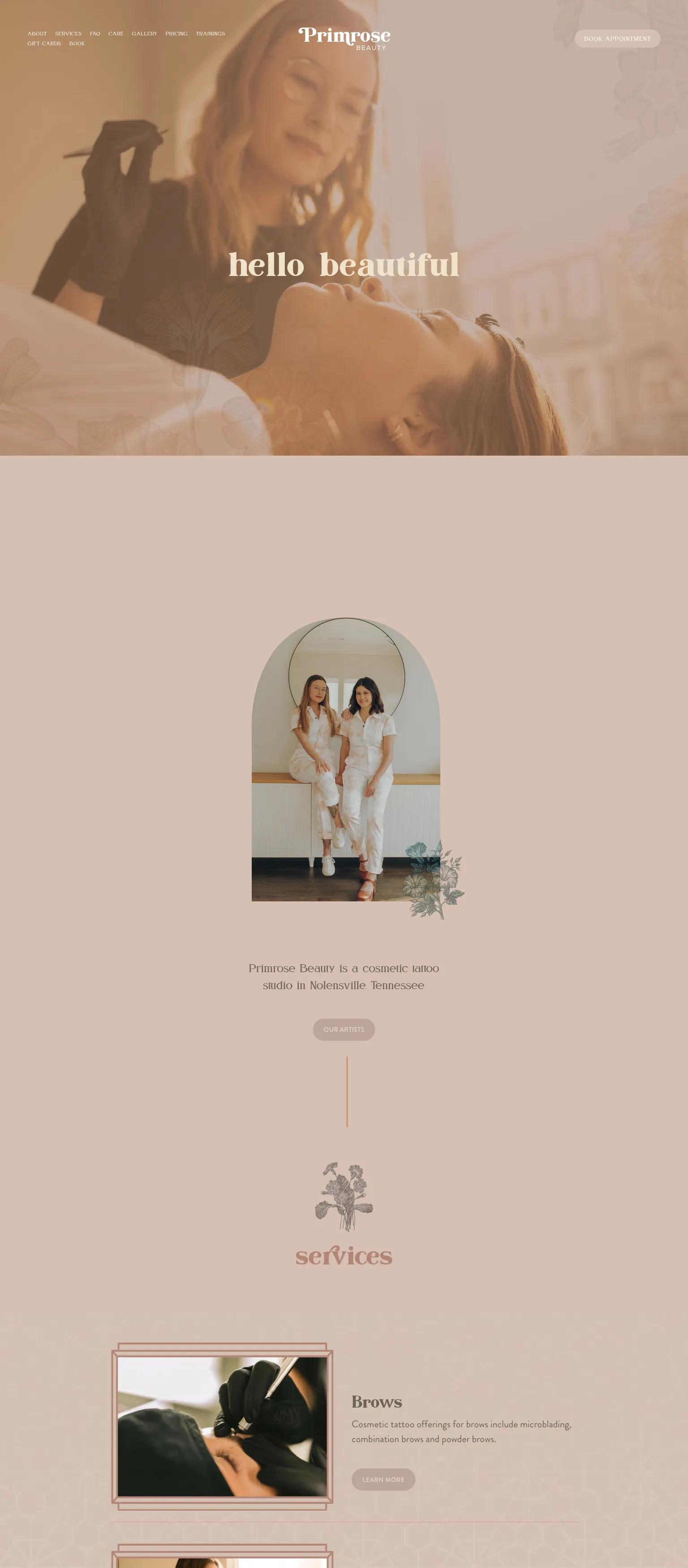 Primrose Beauty Studio screenshot