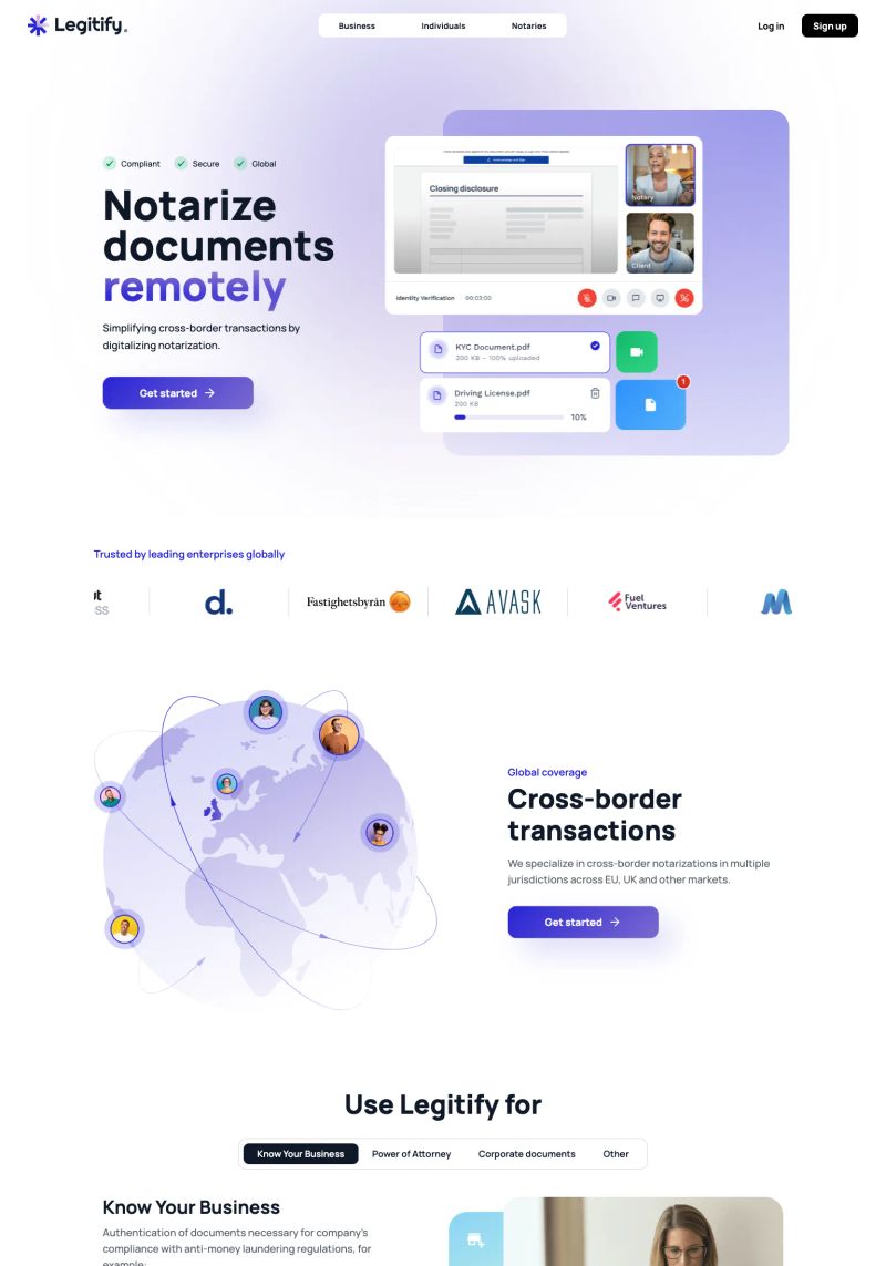 Legitify screenshot