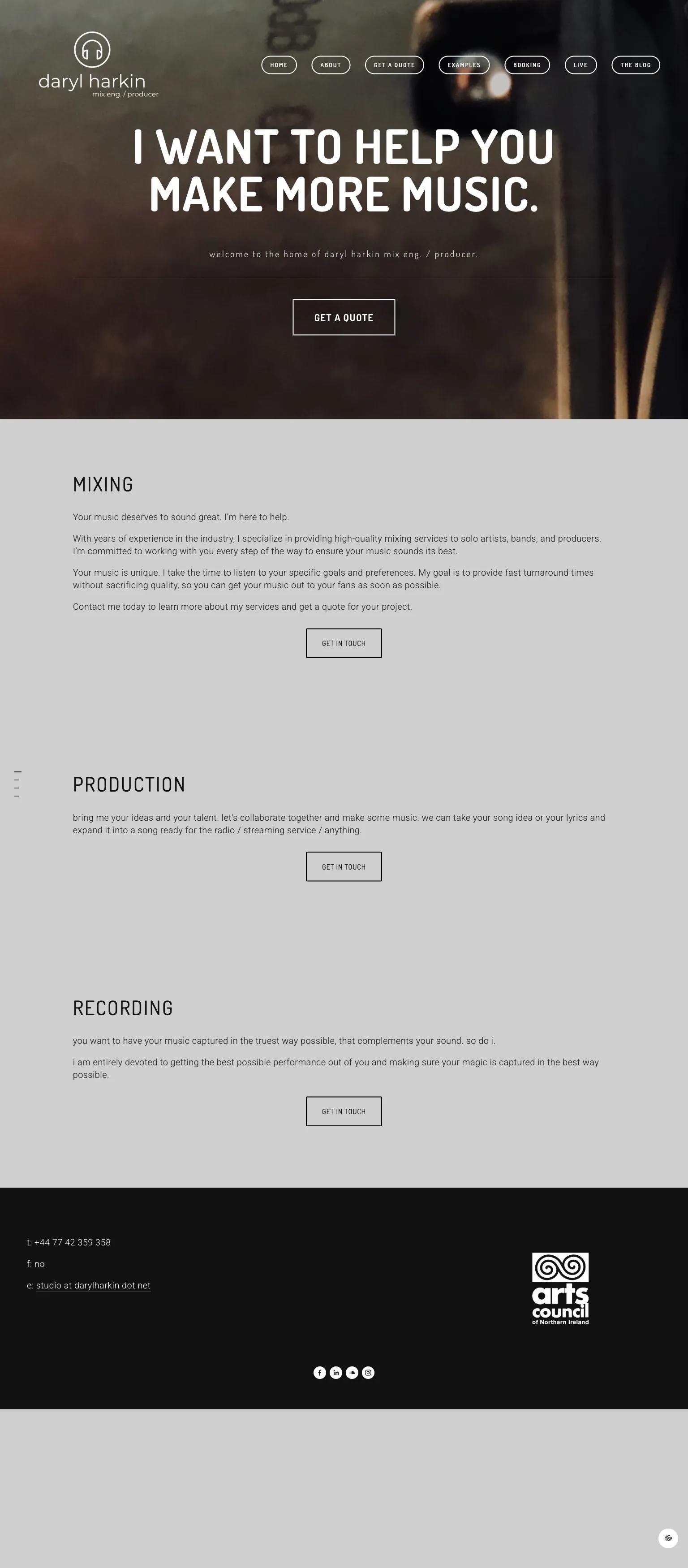 Daryl Harkin screenshot