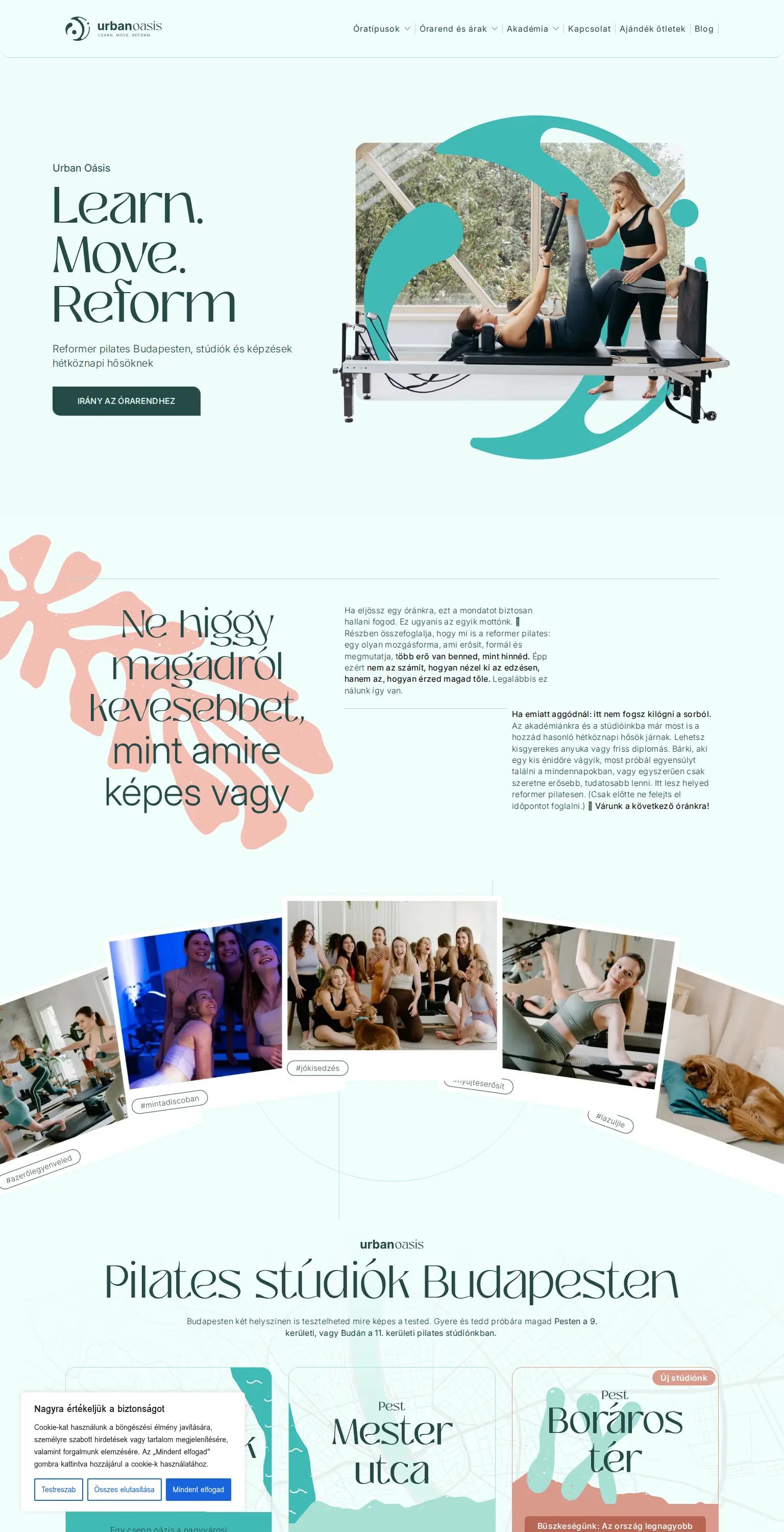 Urban Oásis Pilates screenshot